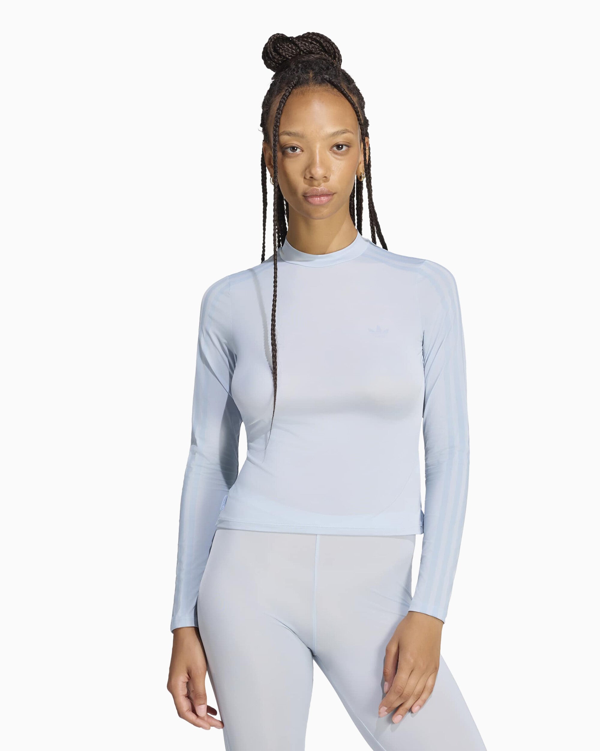 T-Shirts adidas Originals x JENNIE Adiluna Season 2 Long-Sleeved Slim Women's T-Shirt - LD4970