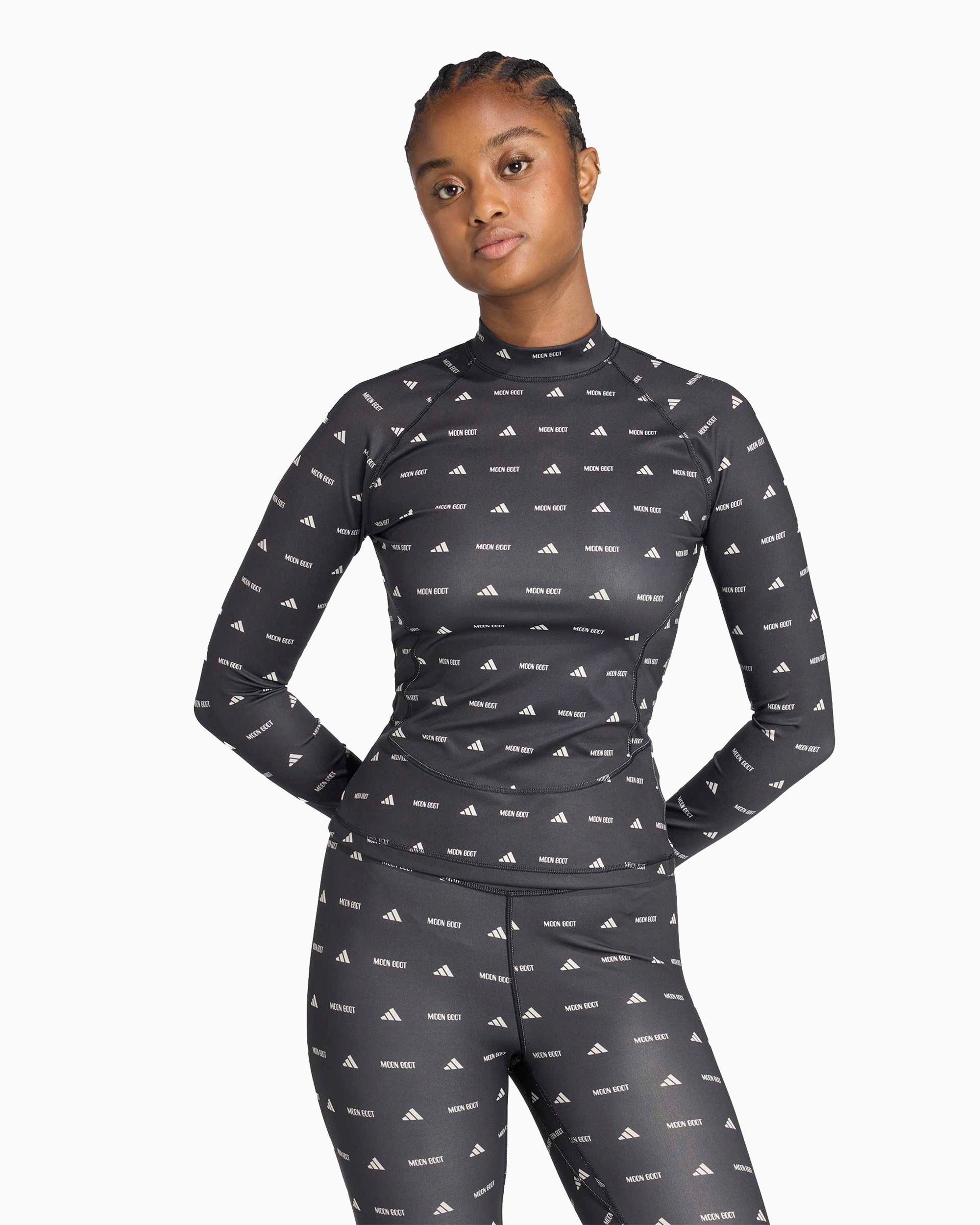 T-Shirts adidas Originals x Moon Boot Logo Long-Sleeved Slim Women's T-Shirt - JM6507