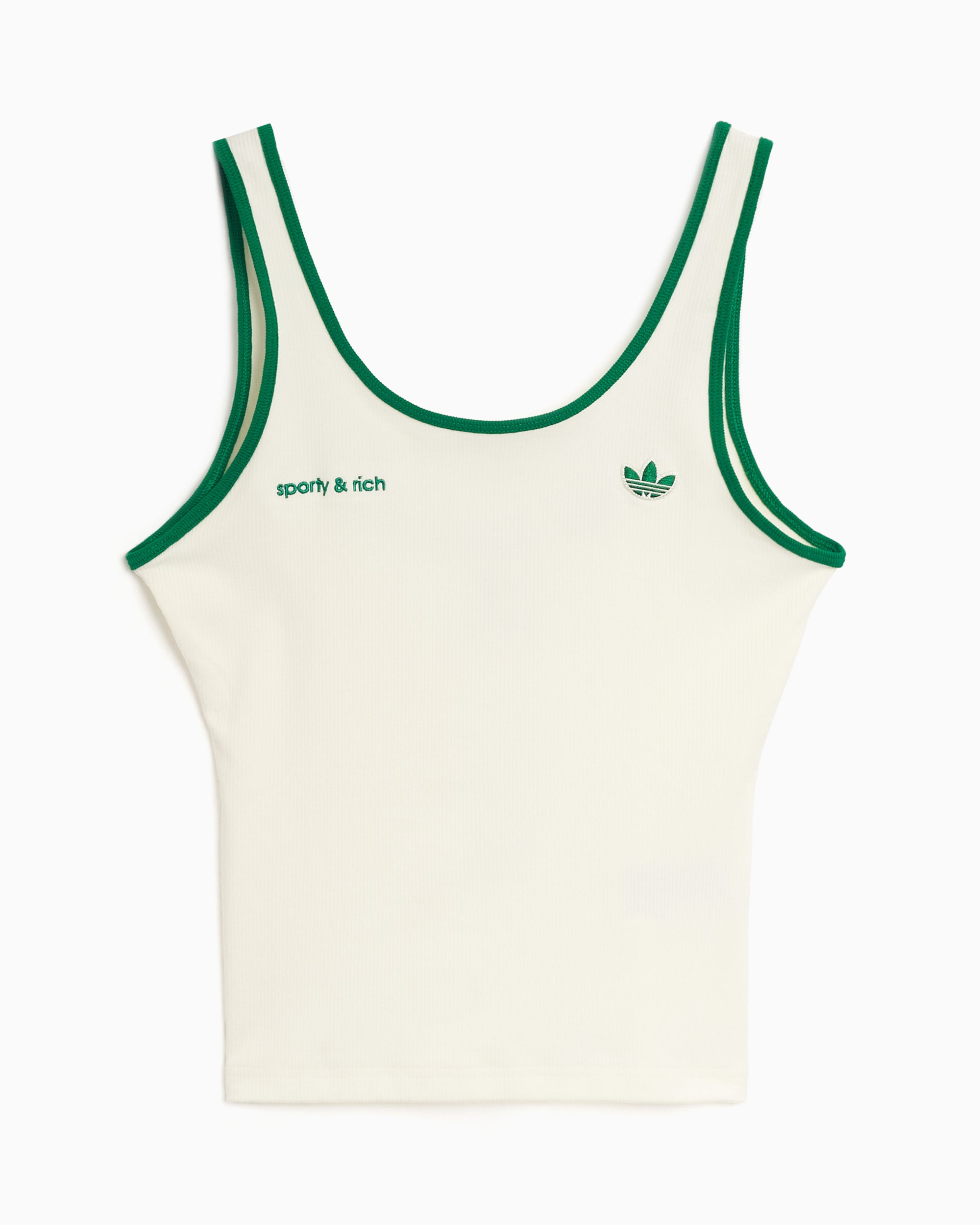 adidas SPORTY & RICH タンクトップ Sporty & Rich x adidas “オフコートスタイル”に着想したコラボ トップス