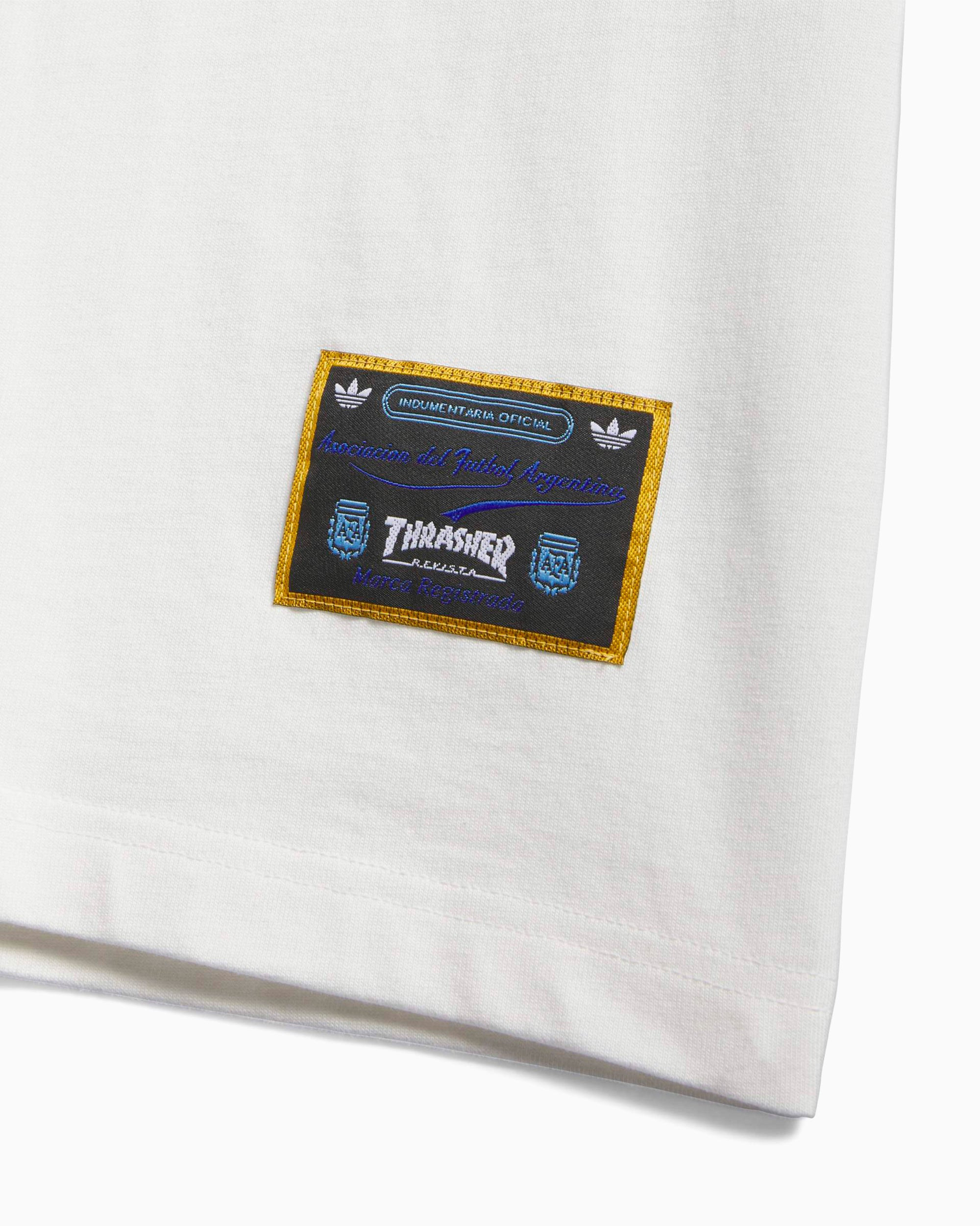 T-Shirts adidas Originals x Thrasher x AFA Argentina Relaxed Men's T-Shirt - KX4548