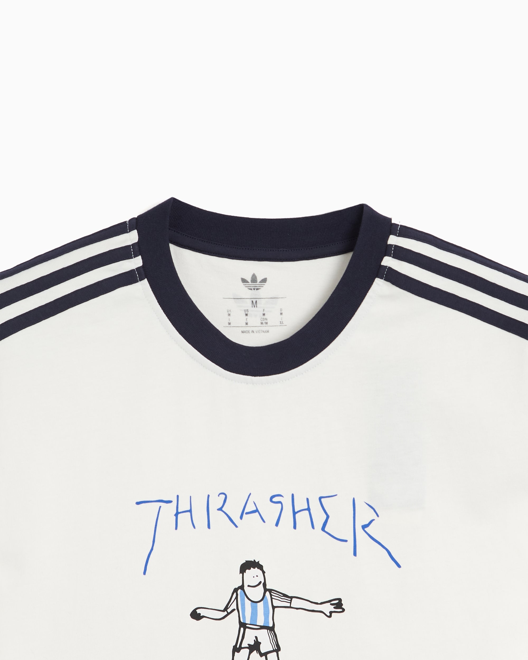 T-Shirts adidas Originals x Thrasher x AFA Argentina Relaxed Men's T-Shirt - KX4548