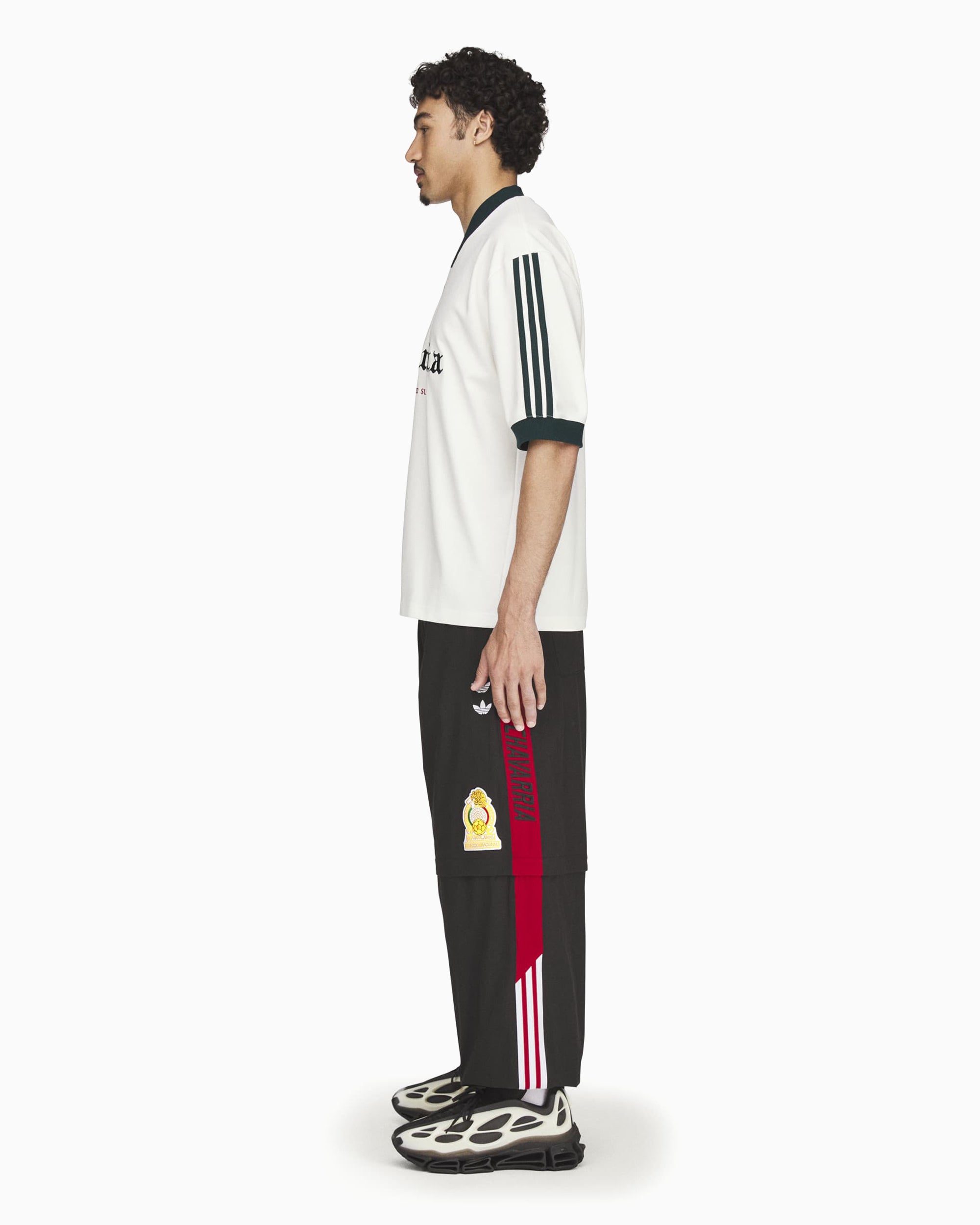 T-Shirts adidas Originals x Willy Chavarria Football Logo Relaxed Men's Jersey T-Shirt - KY7708