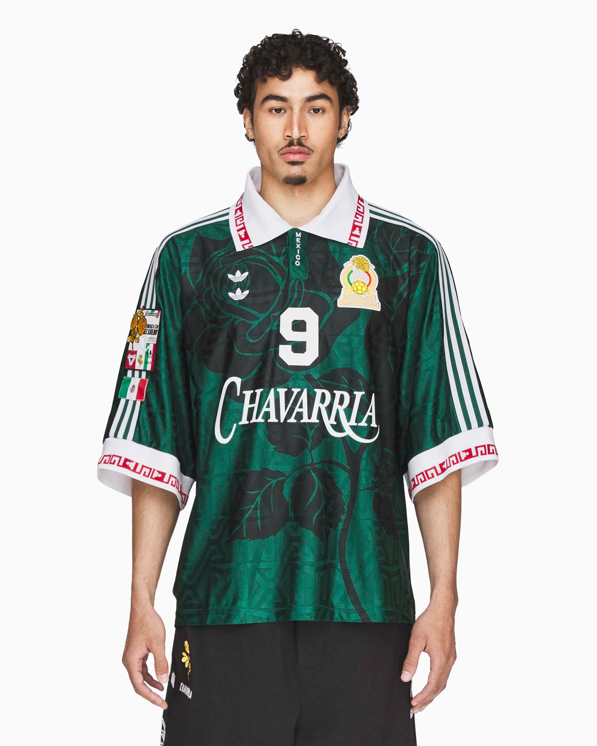adidas Originals x Willy Chavarria Logo Half-Sleeved Oversize Men's Je