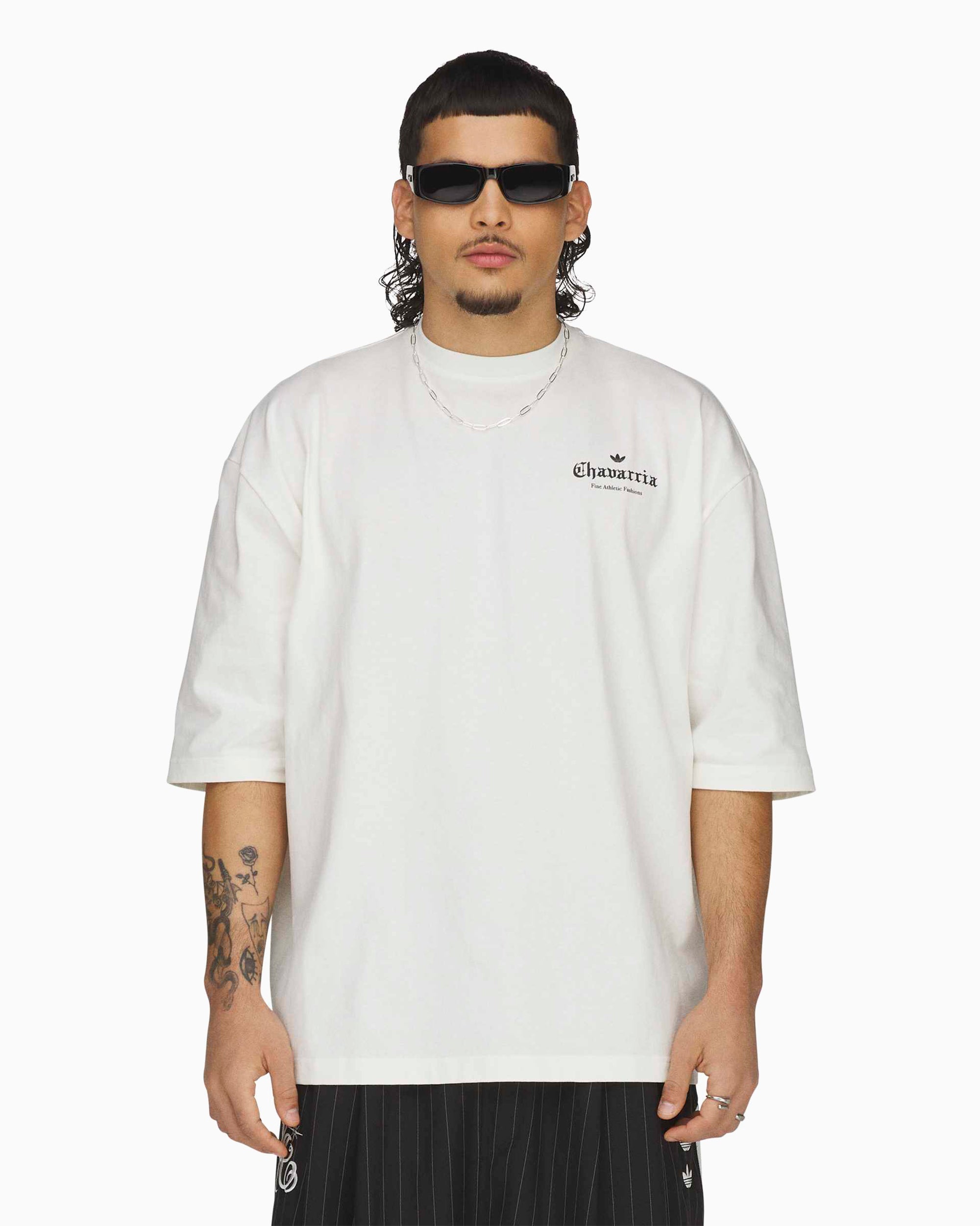 adidas Originals x Willy Chavarria Logo Half-Sleeved Oversize Men's T-