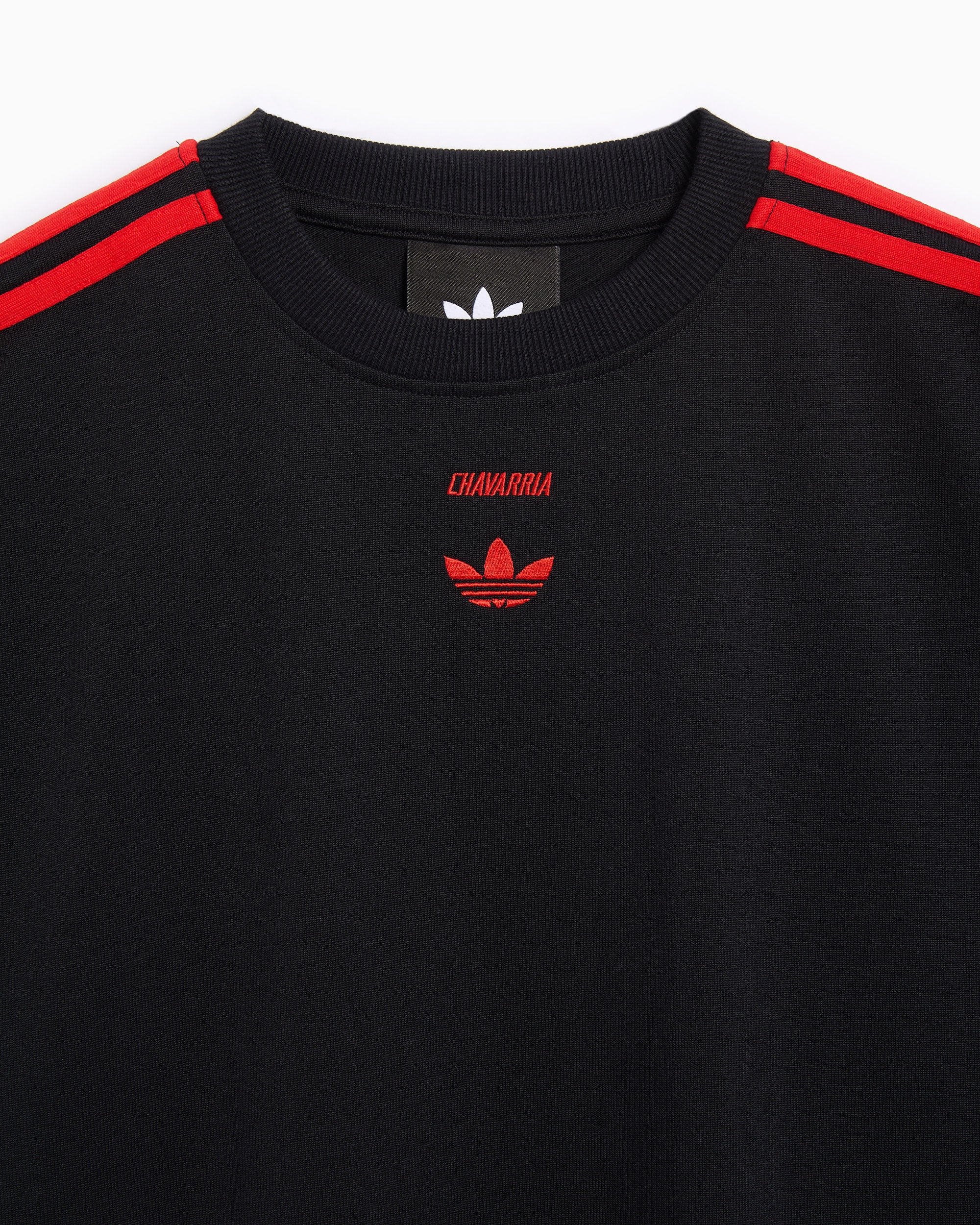 adidas Willy Chavarria Tシャツ 黒/赤 adidas Originals x Willy Chavarria x Willy Chavarria Signature Oversiz