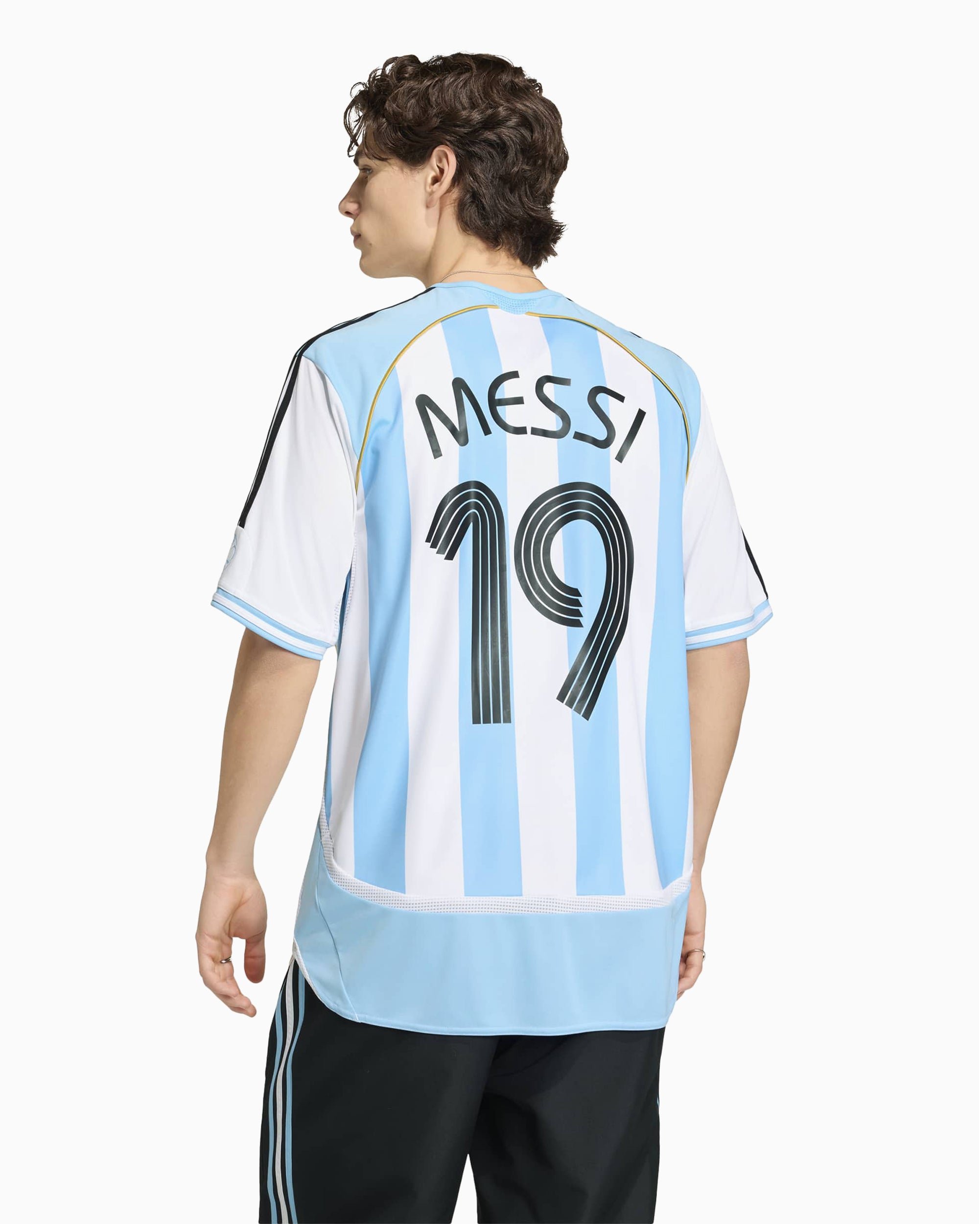 ウェア aregentina  2006 messi game shirt adidas Performance Argentina 2006 Messi Men's Jersey T-Shirt