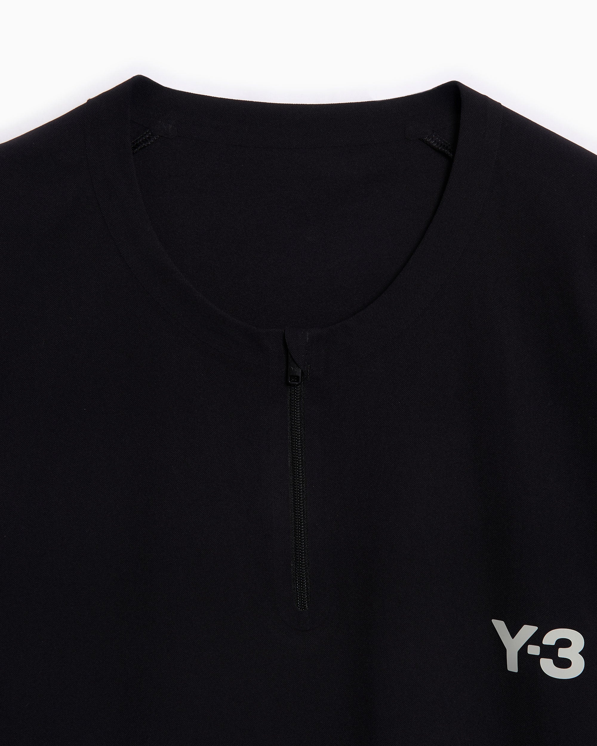 adidas Y-3 Tennis Pro Logo Zipper Slim Men's T-Shirt