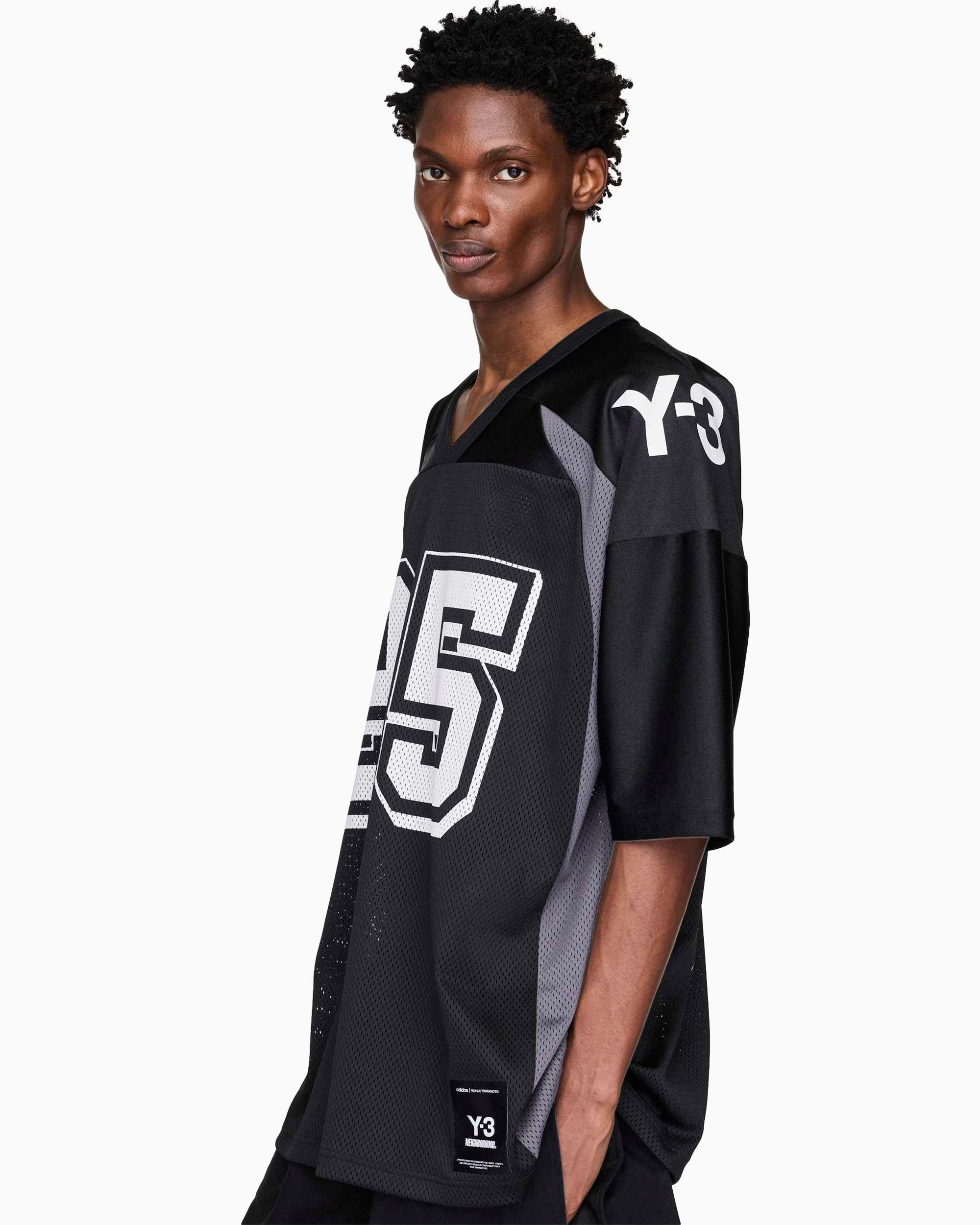 adidas Y-3 x Neighborhood Half-Sleeved Oversize Men's Jersey T-Shirt