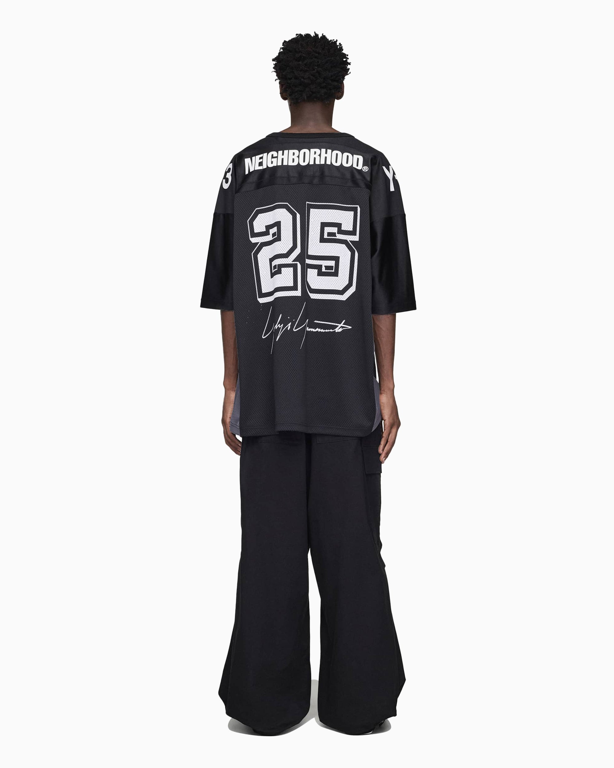 adidas Y-3 x Neighborhood Half-Sleeved Oversize Men's Jersey T-Shirt