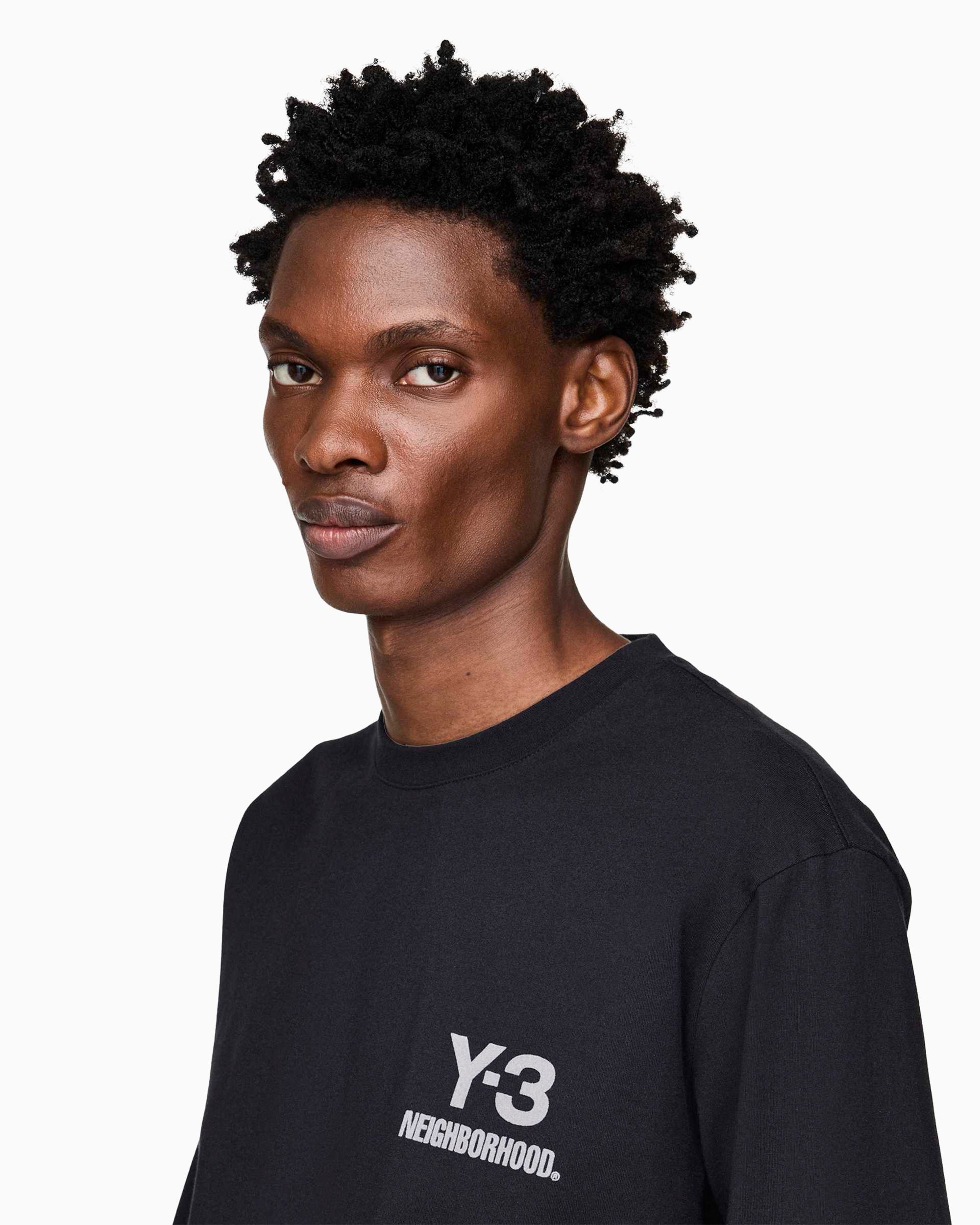 adidas Y-3 x Neighborhood Logo LS Long-Sleeved Relaxed Men's T-Shirt