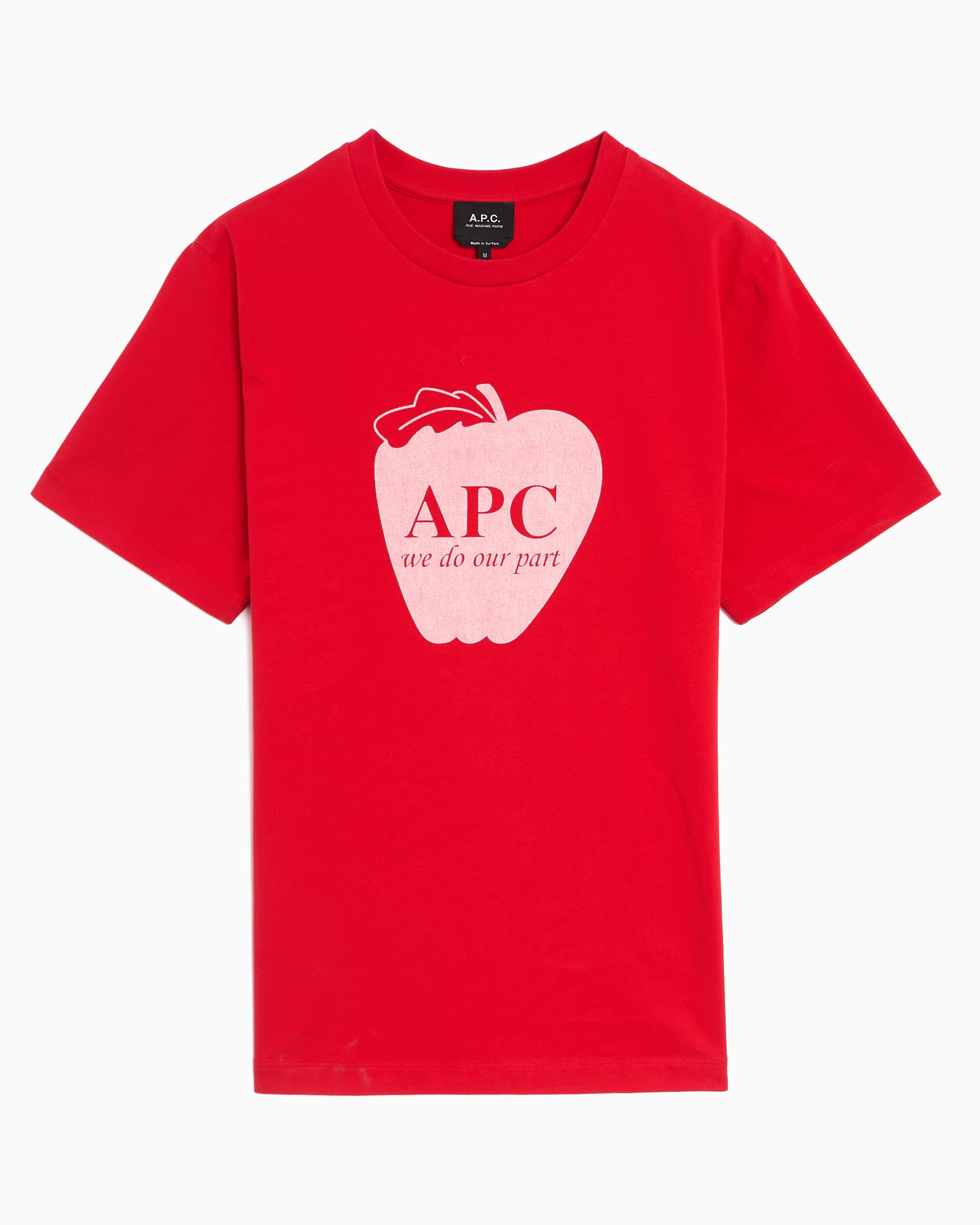 APC Tシャツ　赤ロゴ　Sサイズ A.P.C. Pomme Graphic Men's T-Shirt