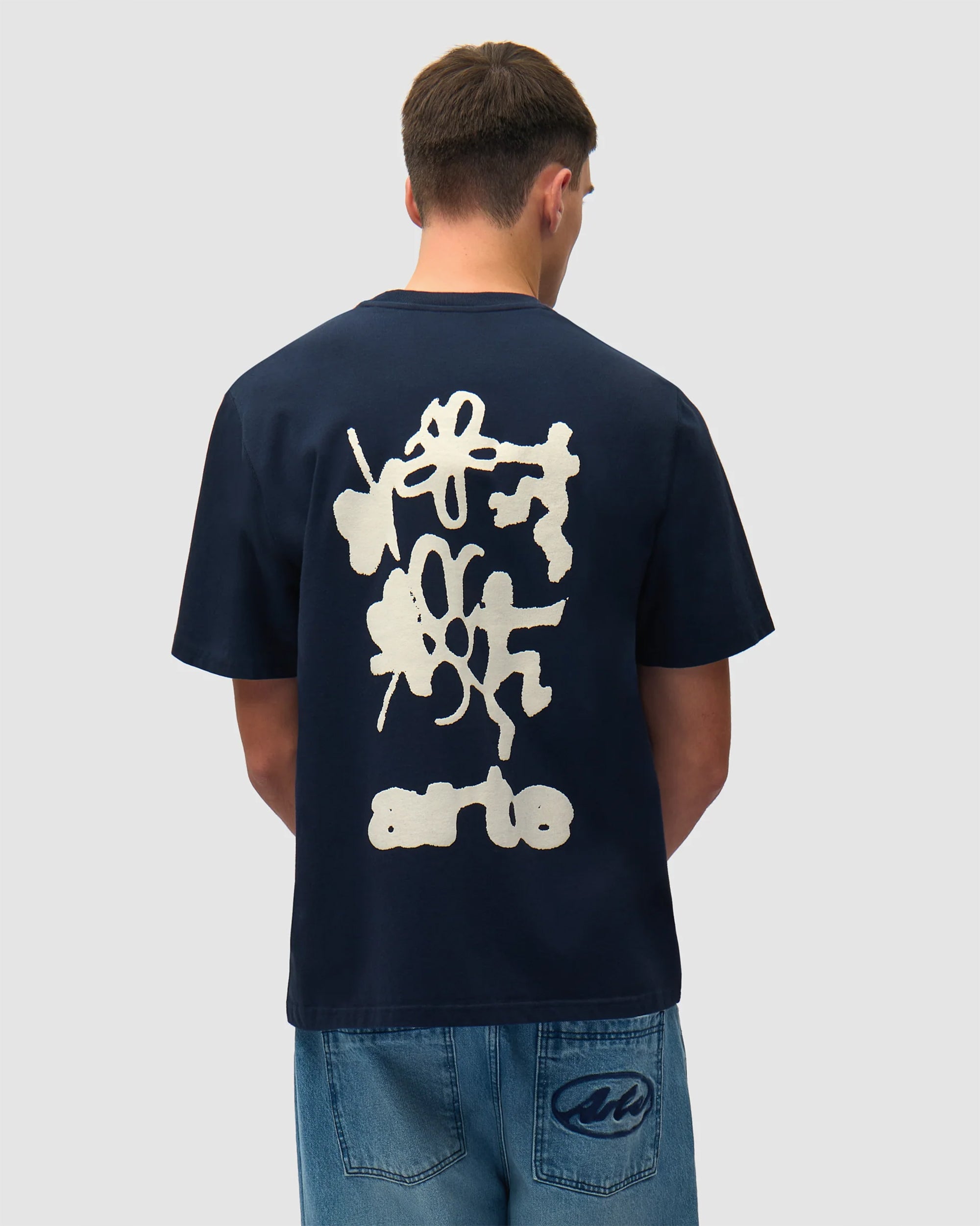 Arte Antwerp Blurry Back Graphic Relaxed Men's T-Shirt