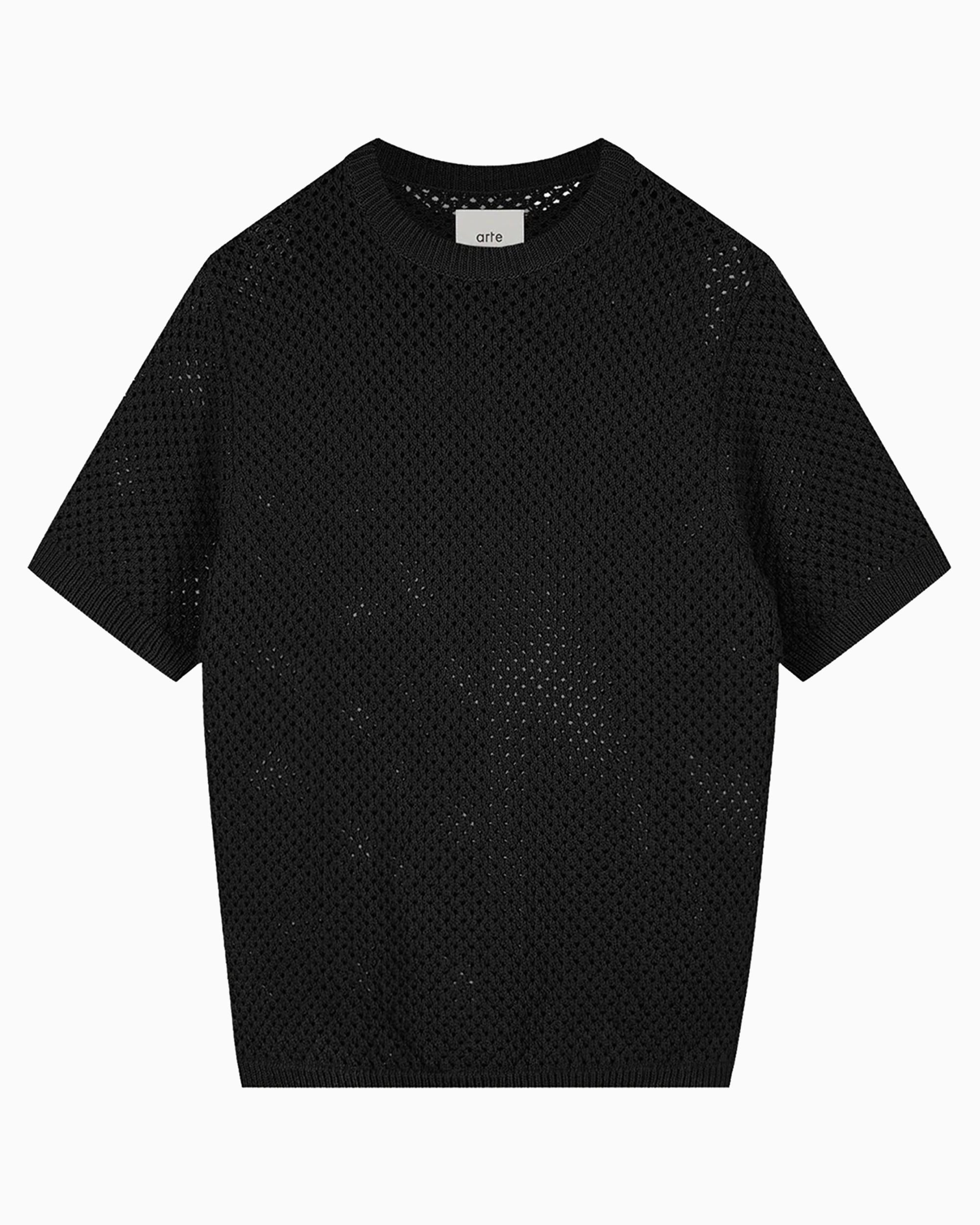 Arte Antwerp Crochet Half-Sleeved Relaxed Men's T-Shirt