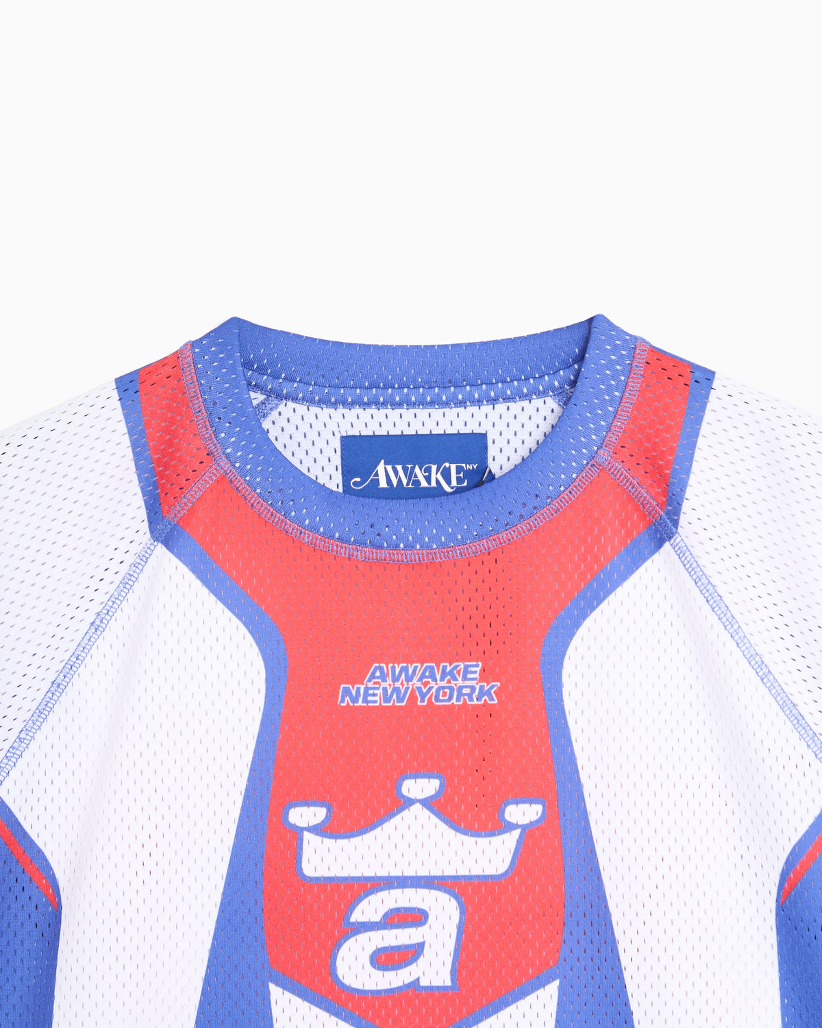 Awake NY Mesh Racer Graphic Long-Sleeved Relaxed Men