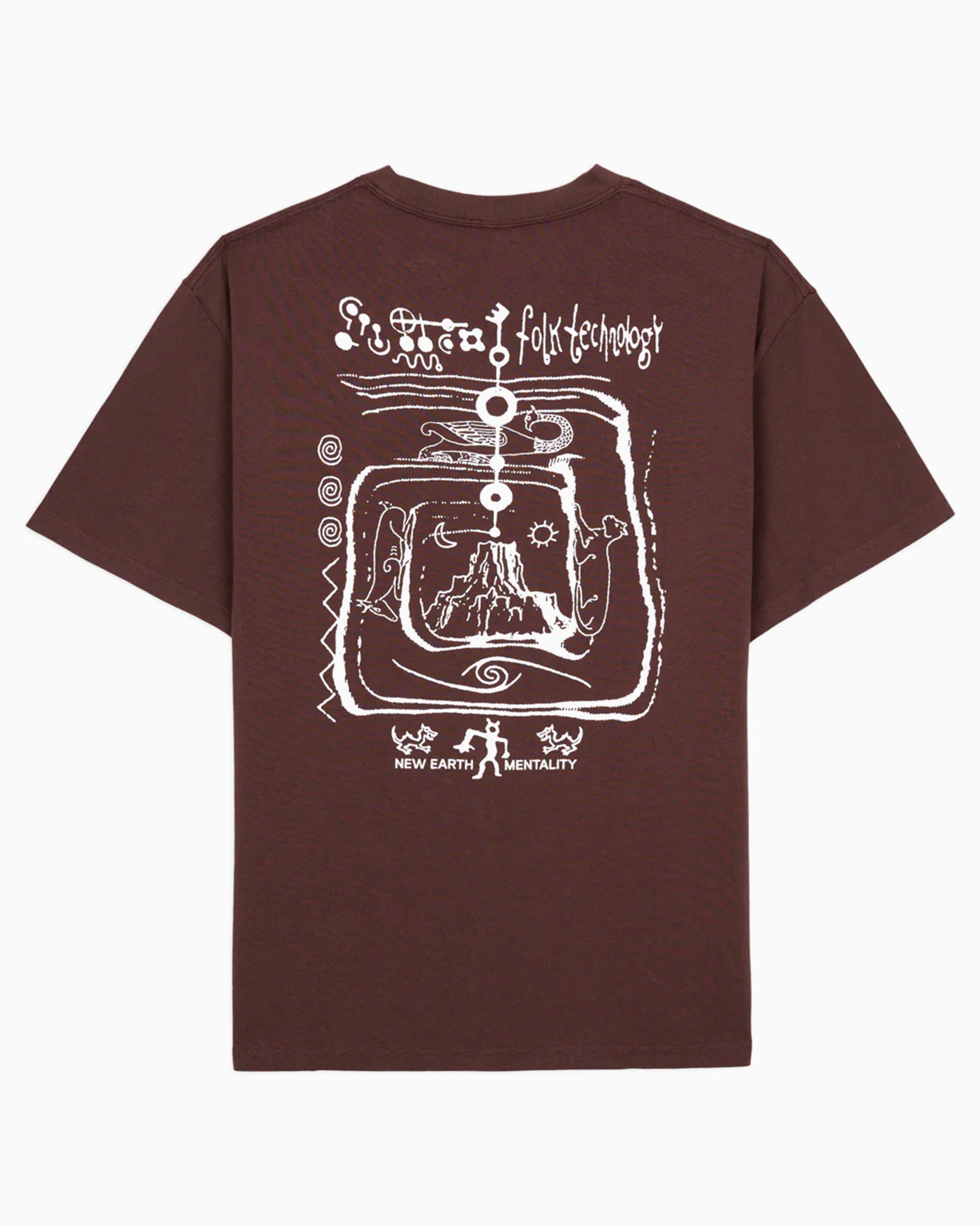 T-Shirts Brain Dead Ancient Knowledge Graphic Men's T-Shirt - BDP26T00005066RD12