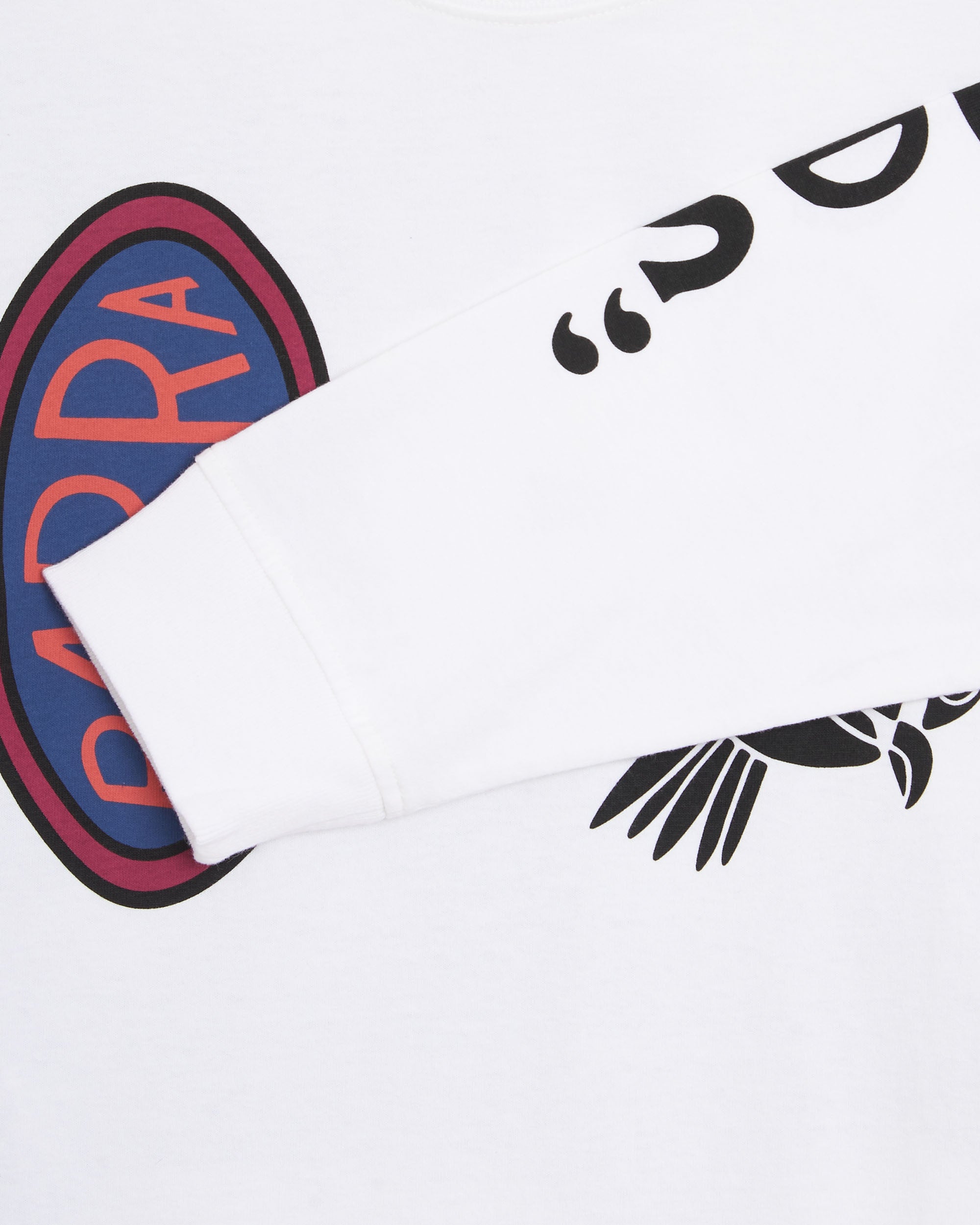 T-Shirts by Parra Team Changes Graphic Long-Sleeved Boxy Men's T-Shirt - 55150-WHITE