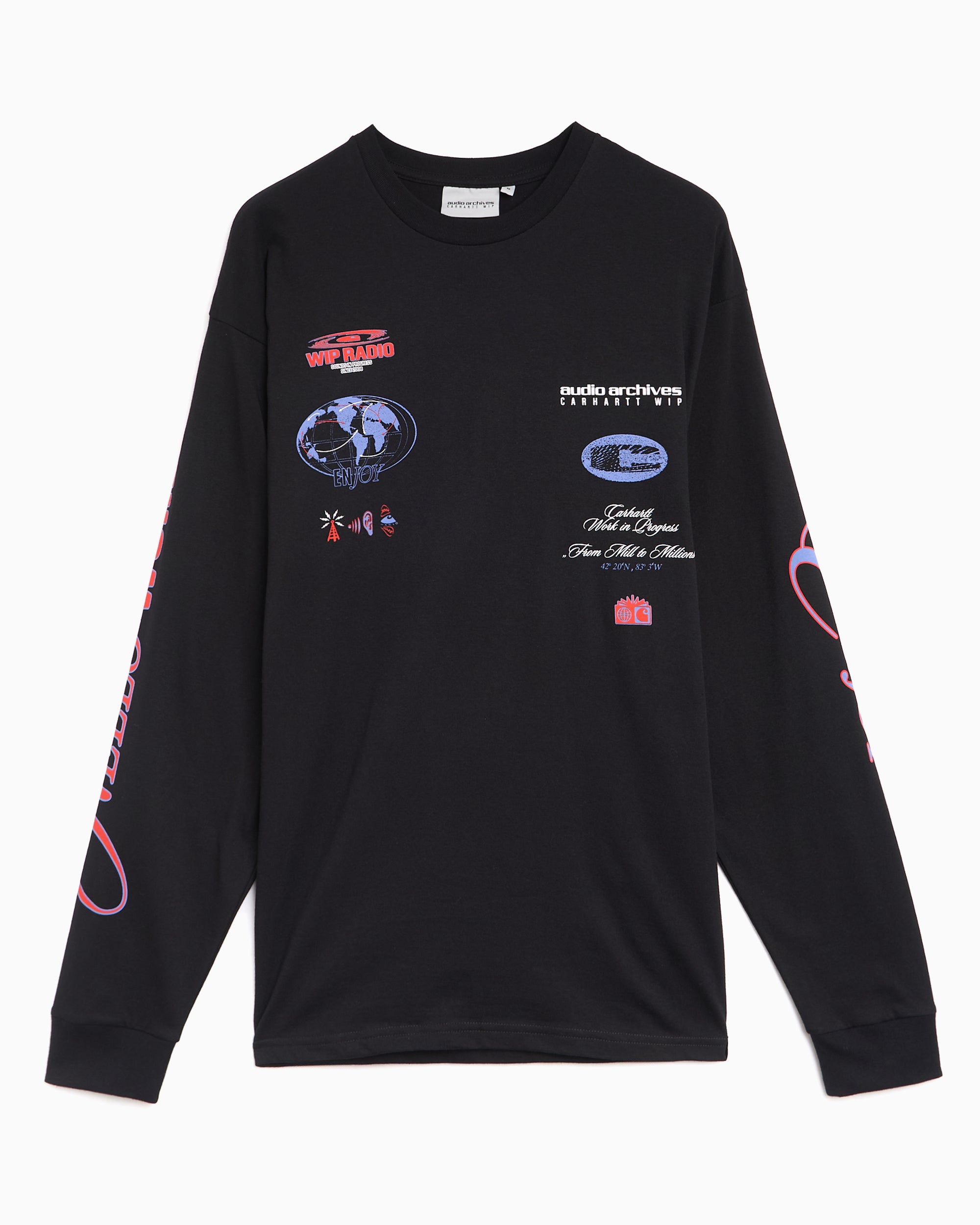 Carhartt WIP Audio Archives WIP Graphic Long-Sleeved Unisex T-Shirt