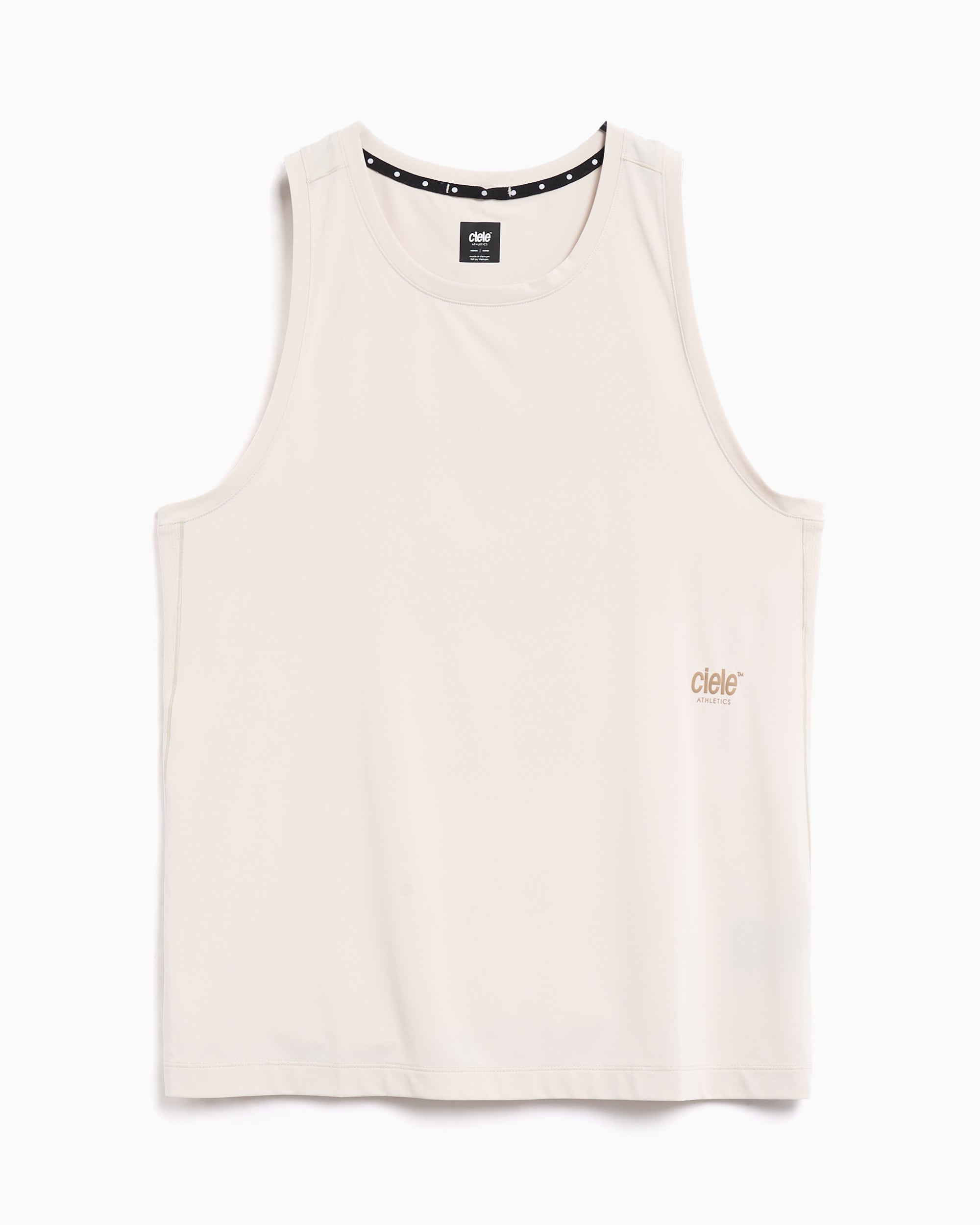 ciele athletics W FST Singlet ホワイト S Ciele Athletics Singlet Rainy Day Relaxed Men's Tank Top