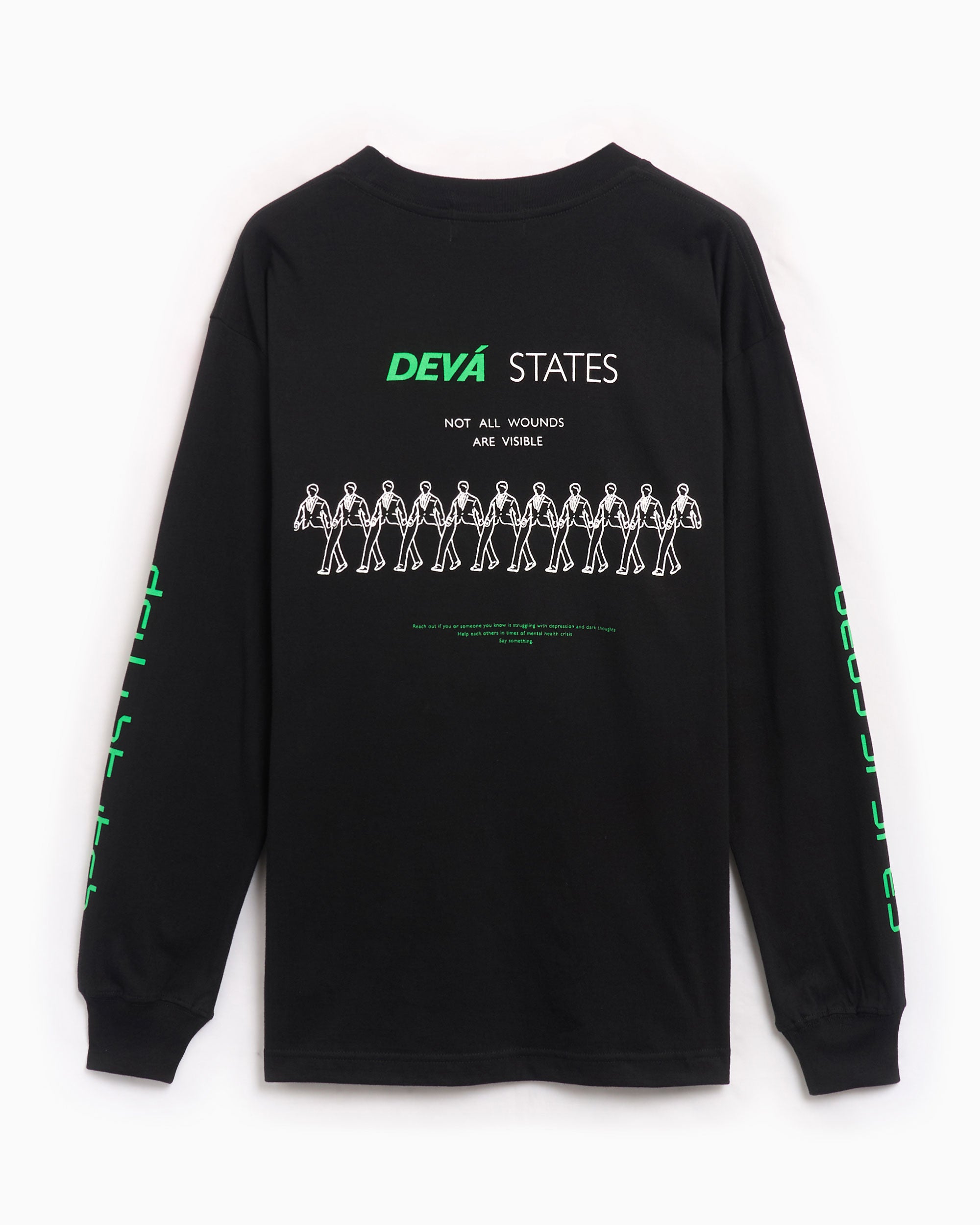 T-Shirts DEVÁ STATES Fury Men's Long Sleeve T-Shirt Men's T-Shirt - DSA1B201F24
