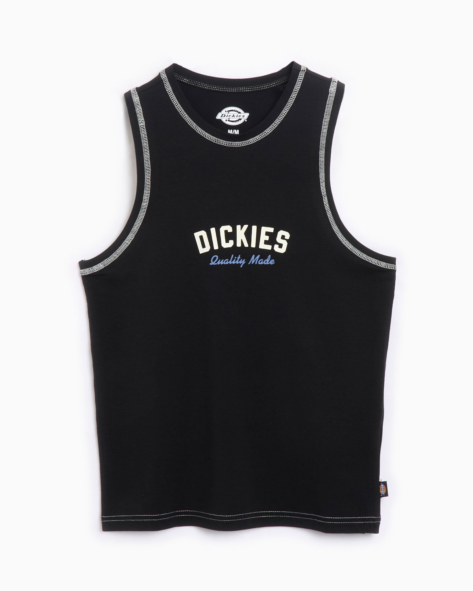 T-Shirts Dickies Racer Top - tienen algodón reciclado Slim Women's T-Shirt - DK0A4Z8GBLK1