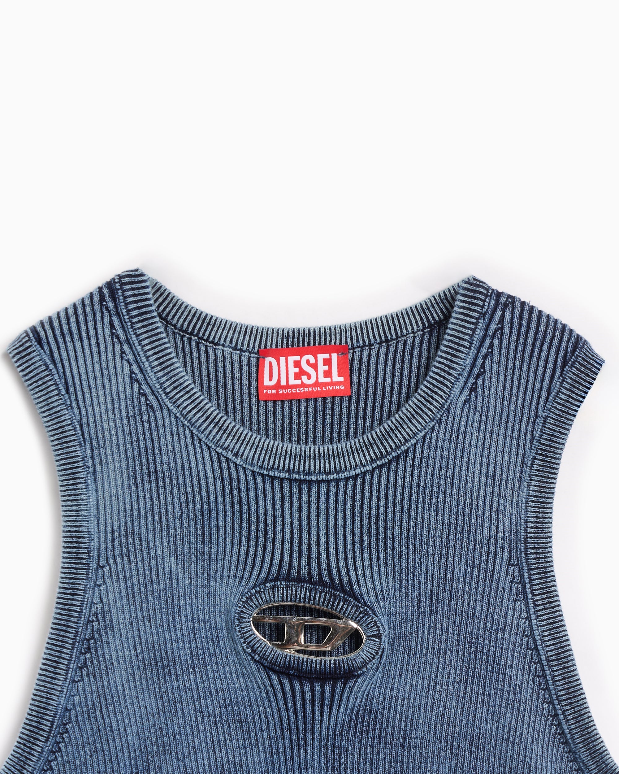 Diesel M-Anchor-A-SL Women's Knit T-Shirt Slim Women's T-Shirt