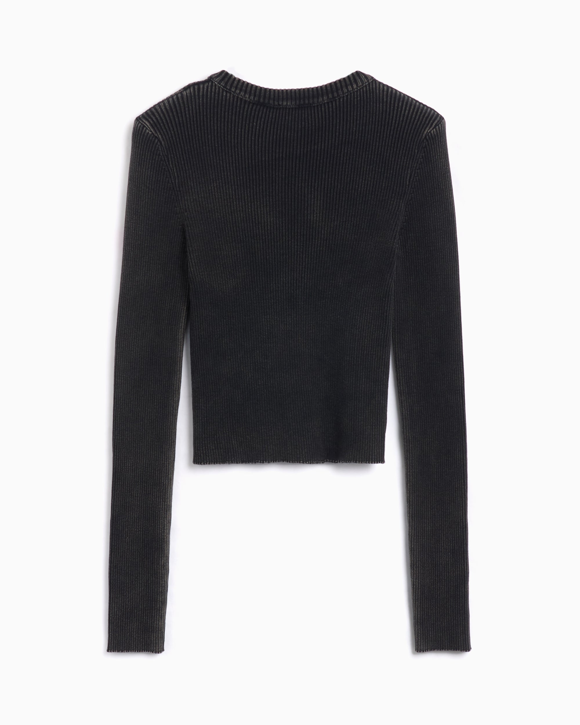 Diesel M-Anchor-A Women's Long Sleeve Knit T-Shirt Slim Women's T-Shir