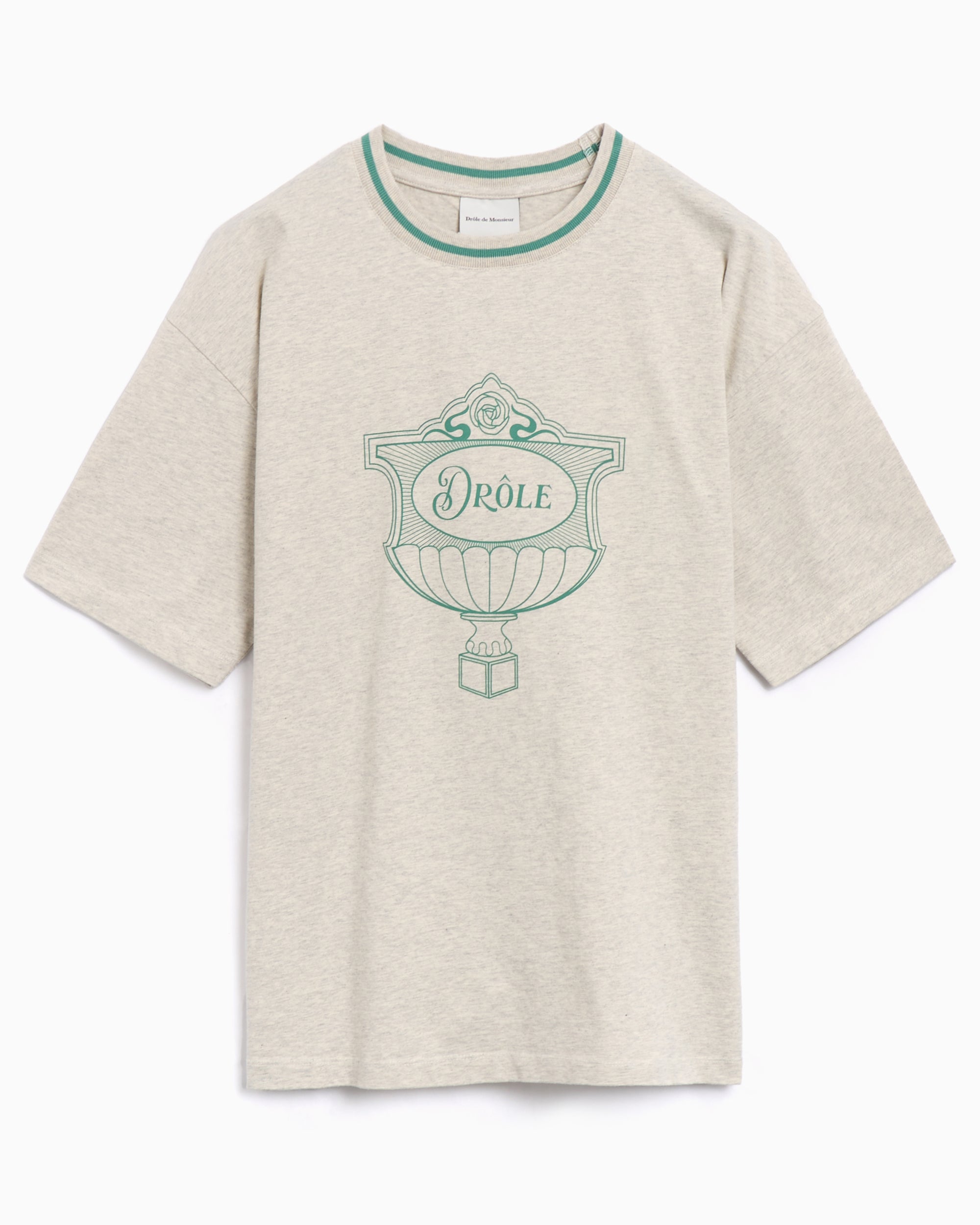 T-Shirts Drôle de Monsieur Drôle Cup Men's T-Shirt Men's T-Shirt - TS234-CO165-GY