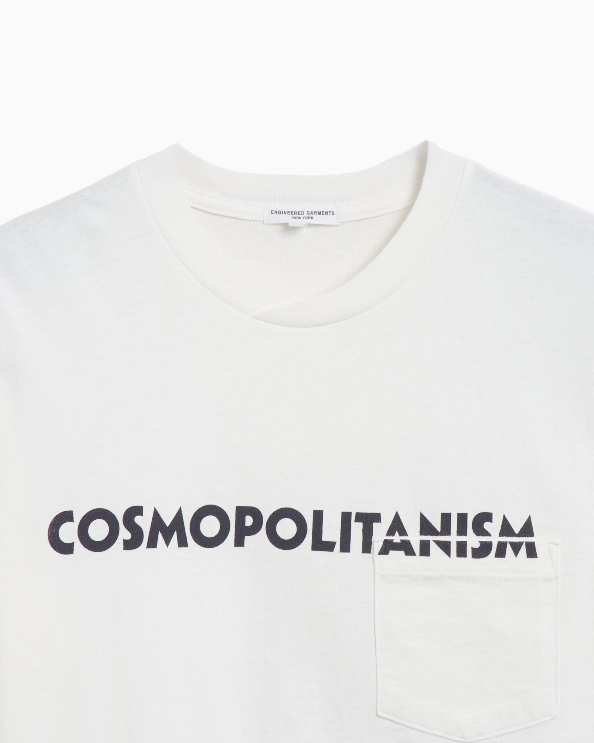 T-Shirts Engineered Garments Printed Cross Crew Neck Men's T-Shirt Men's T-Shirt - 25S1H010-NP163