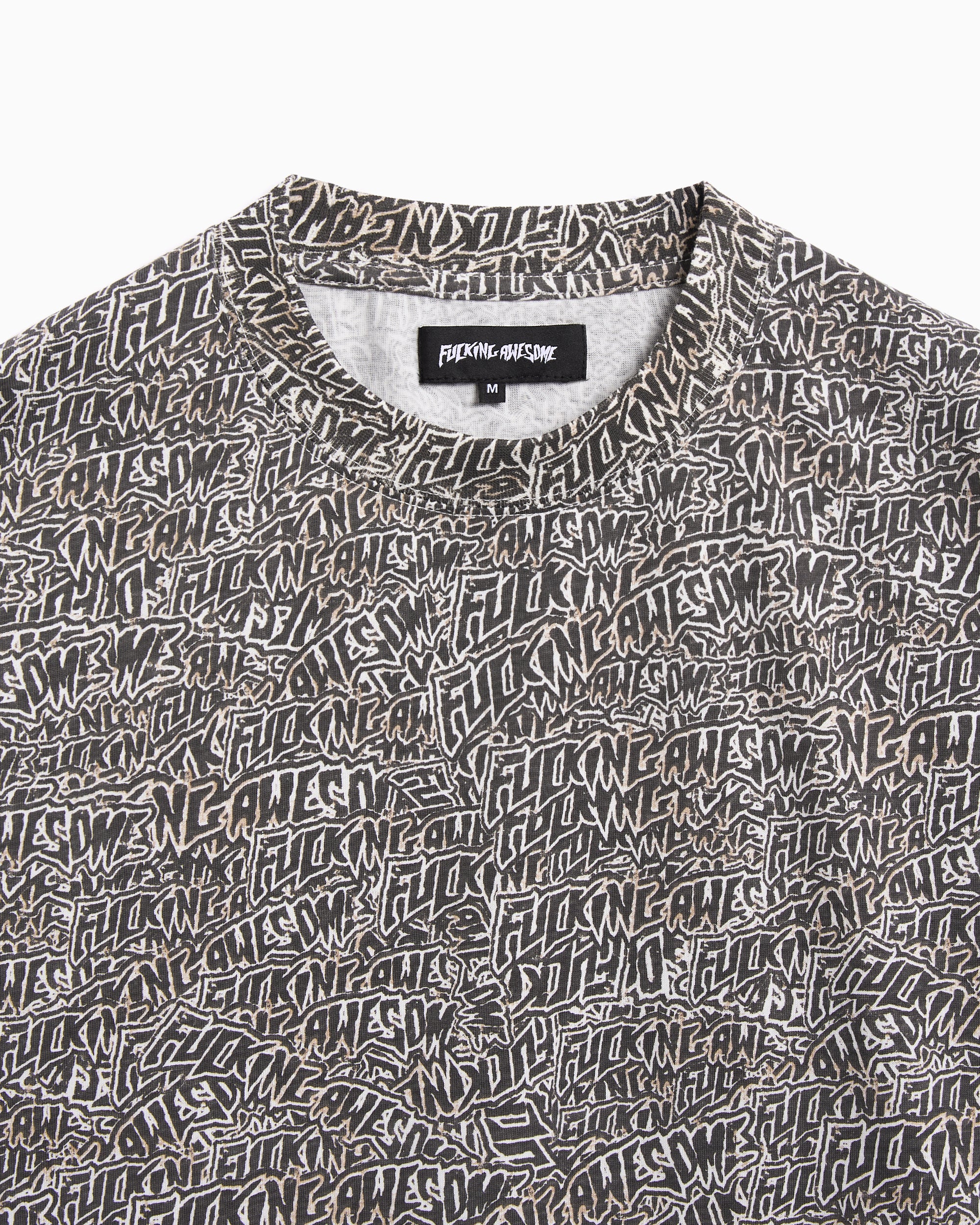 T-Shirts Fucking Awesome Burnt Sticker Stamp Men's T-Shirt - PN25330