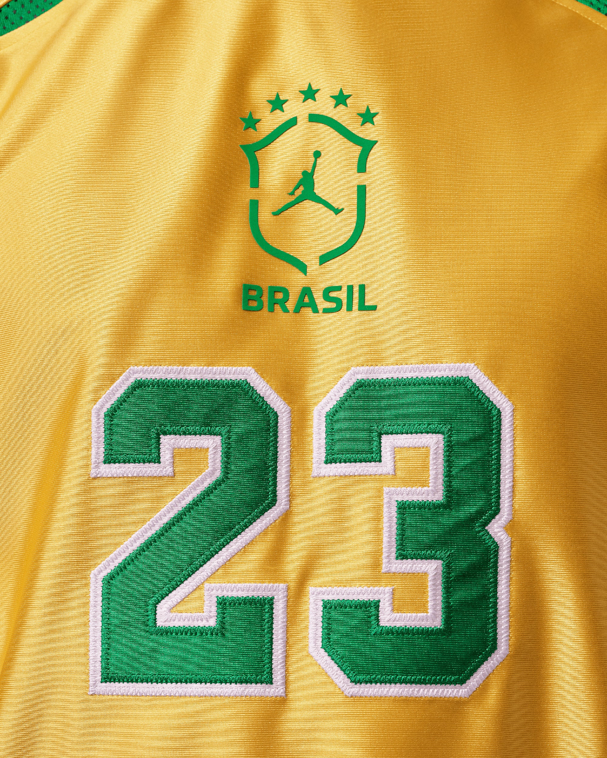 Jordan Brasil Goalkeeper Logo Long-Sleeved Relaxed Men's Jersey T-Shir