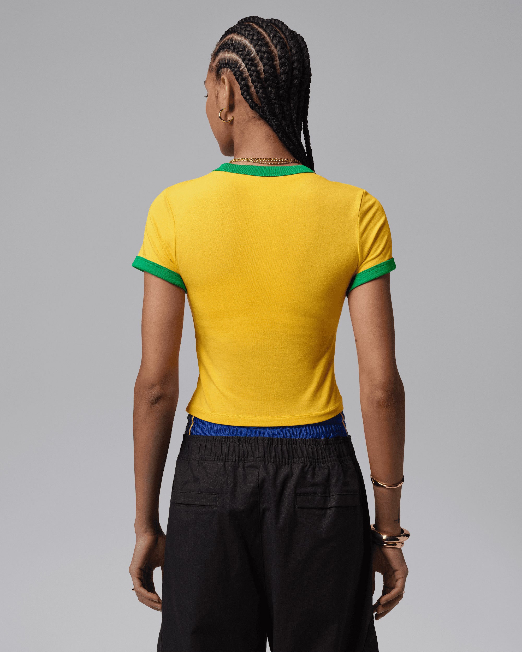 Jordan Brasil Logo Crop Women's T-Shirt