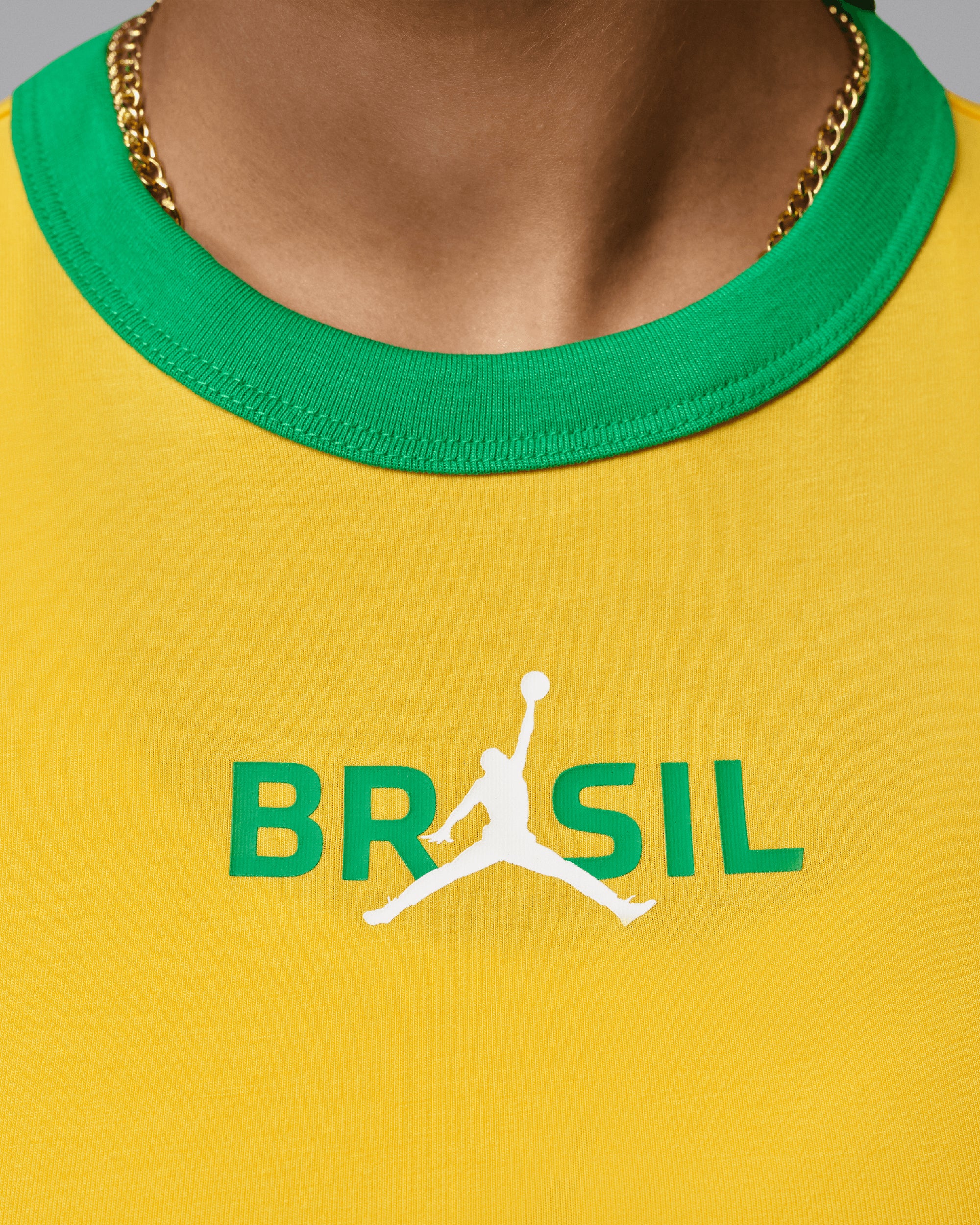 Jordan Brasil Logo Crop Women's T-Shirt