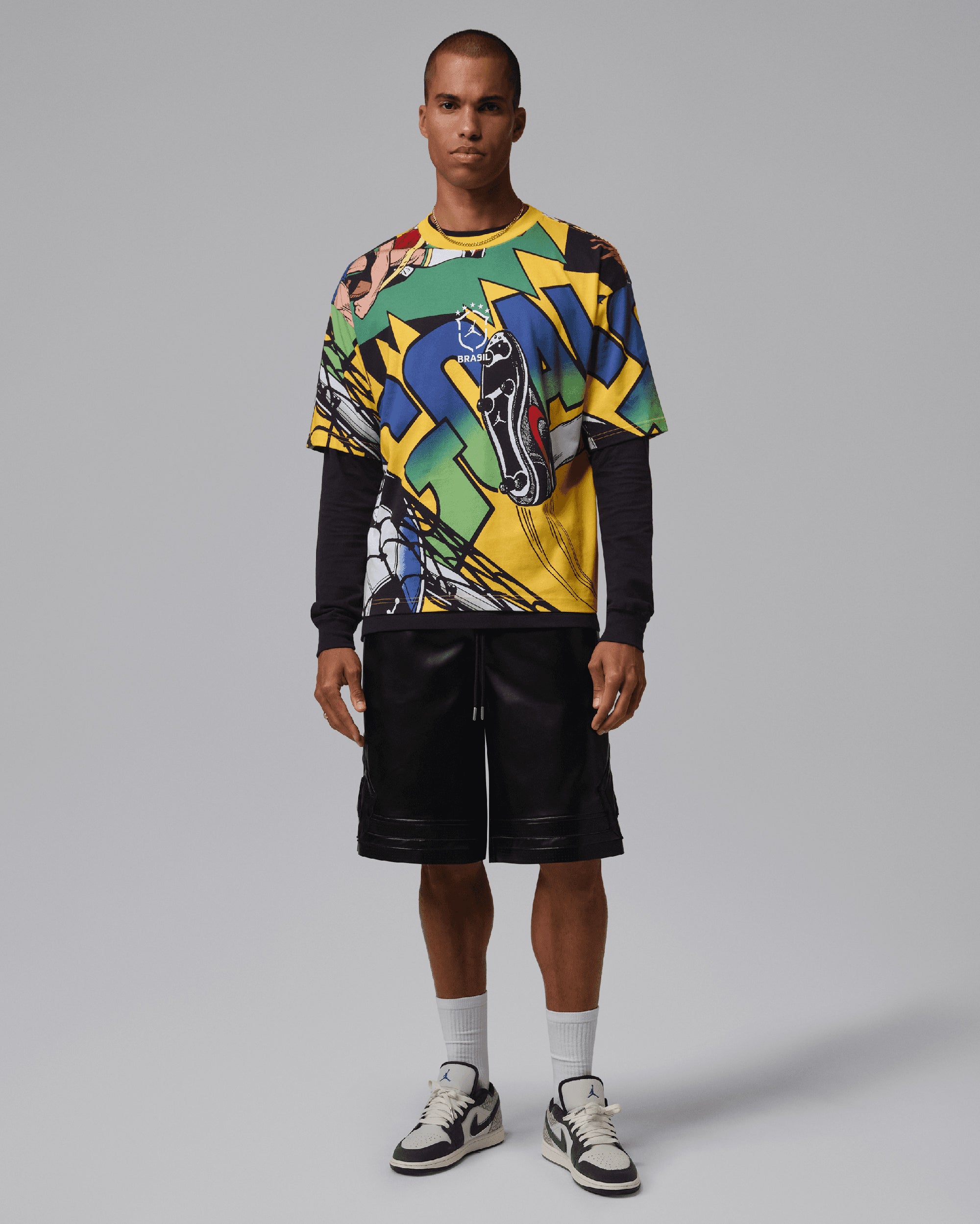 Jordan Essentials Brasil Graphic Boxy Men's T-Shirt