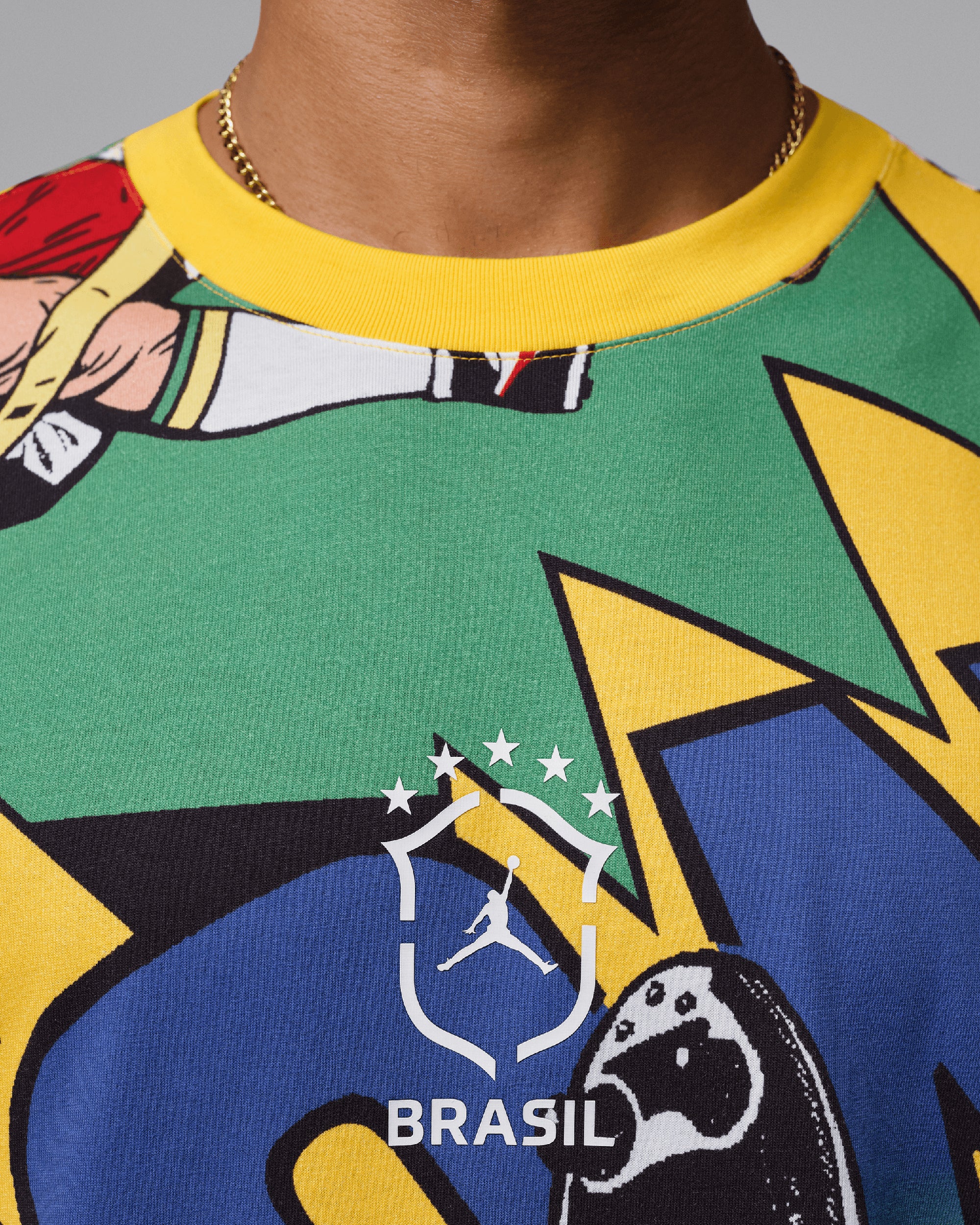 ブラジル代表 Jordan シャツ Jordan Essentials Brasil Graphic Boxy Men's T-Shirt
