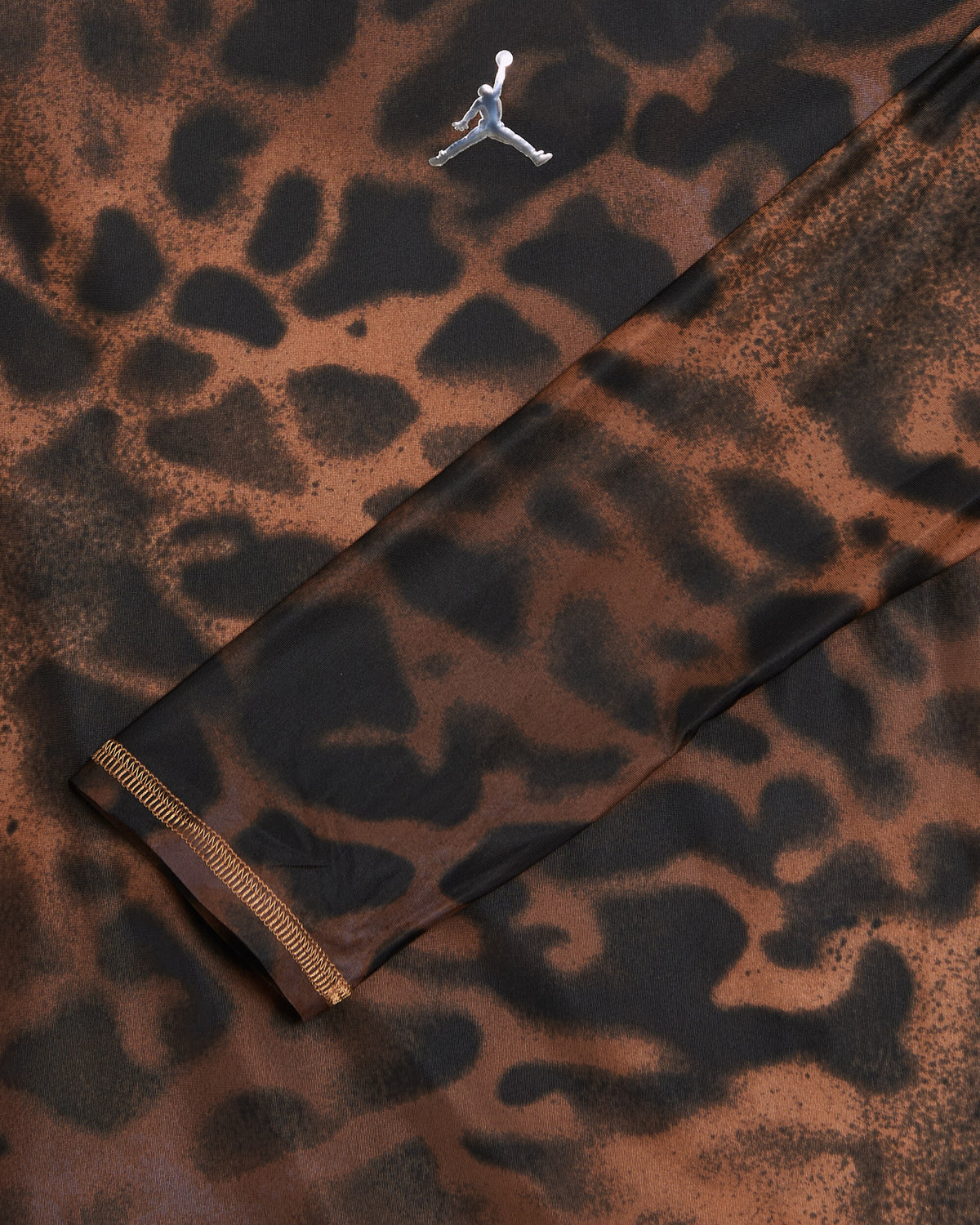 T-Shirts Jordan Flight Leopard Animal Print Long-Sleeved Slim Women's T-Shirt - IQ4011-281