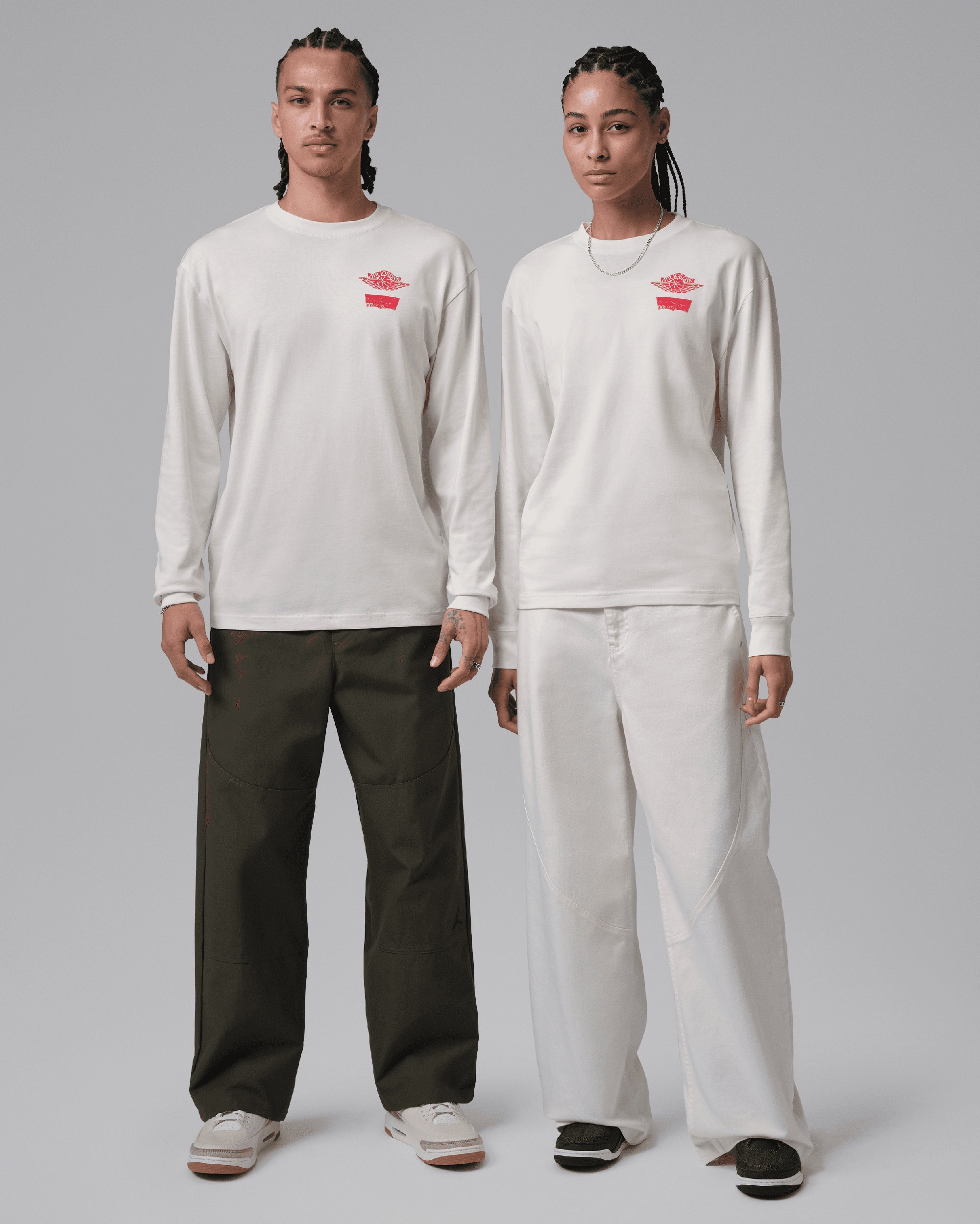 トップス Nike Jordan LEVI'S Graphic L/S Tee White Jordan x Levi's Graphic Long-Sleeved Unisex T-Shirt
