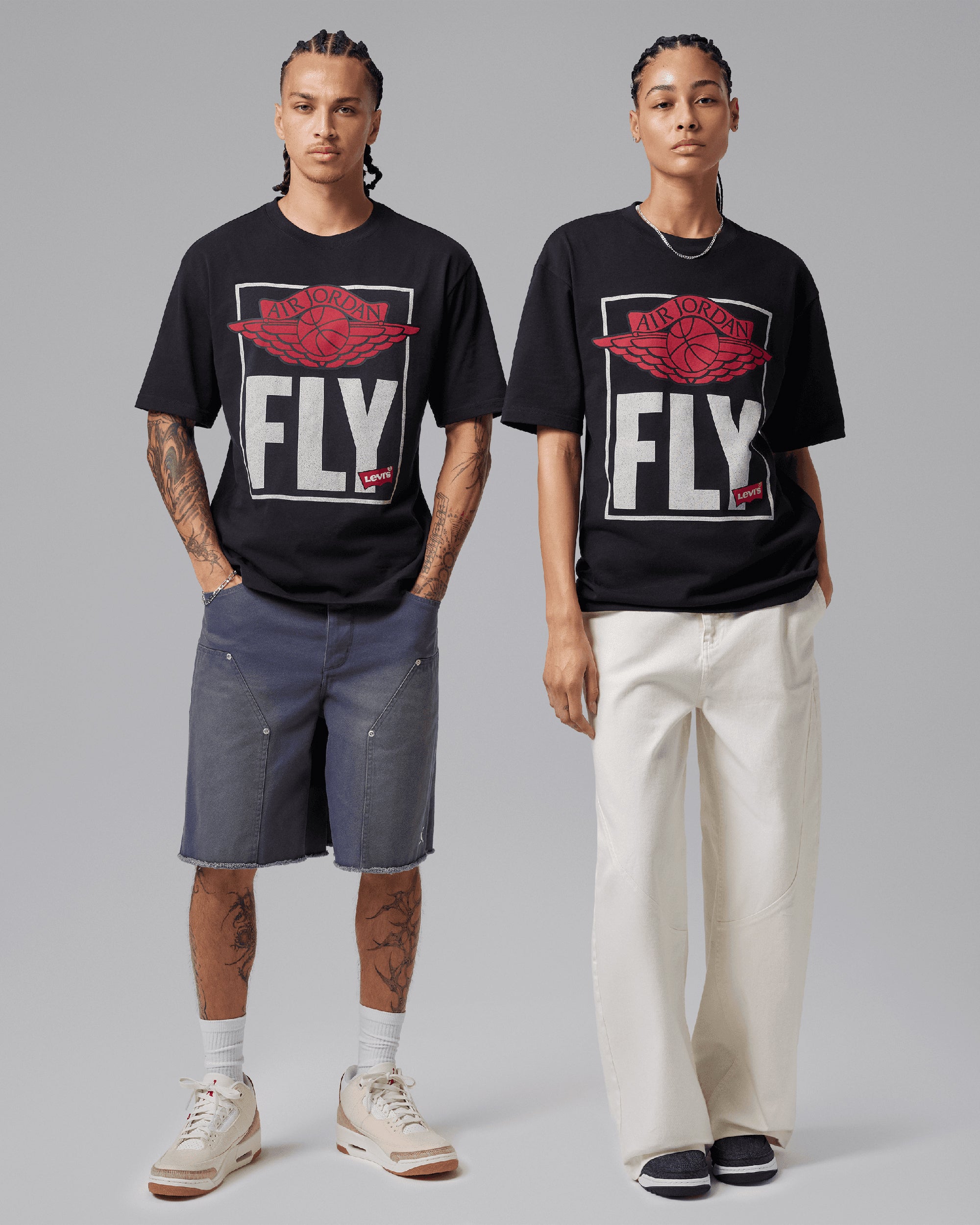 トップス Nike Jordan x LEVI'S Graphic T-Shirt M Jordan x Levi's Graphic Relaxed Men's T-Shirt