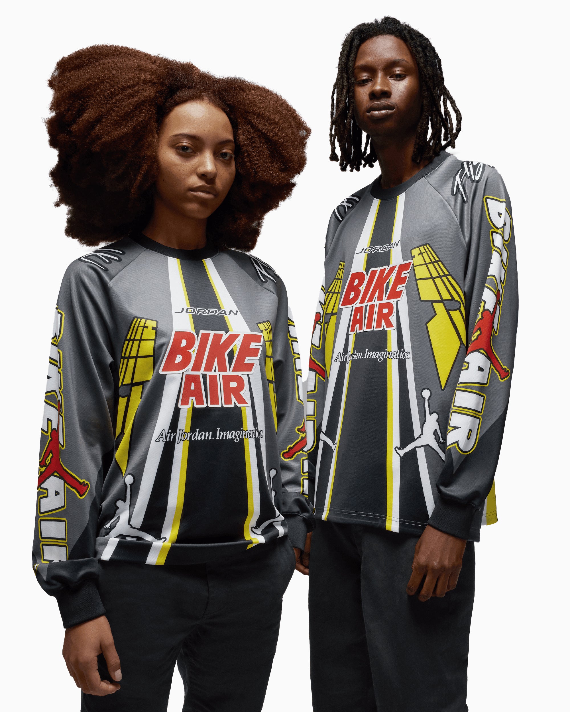 Jordan x Nigel Sylvester Bike Men's Long Sleeve T-Shirt Oversize Men's