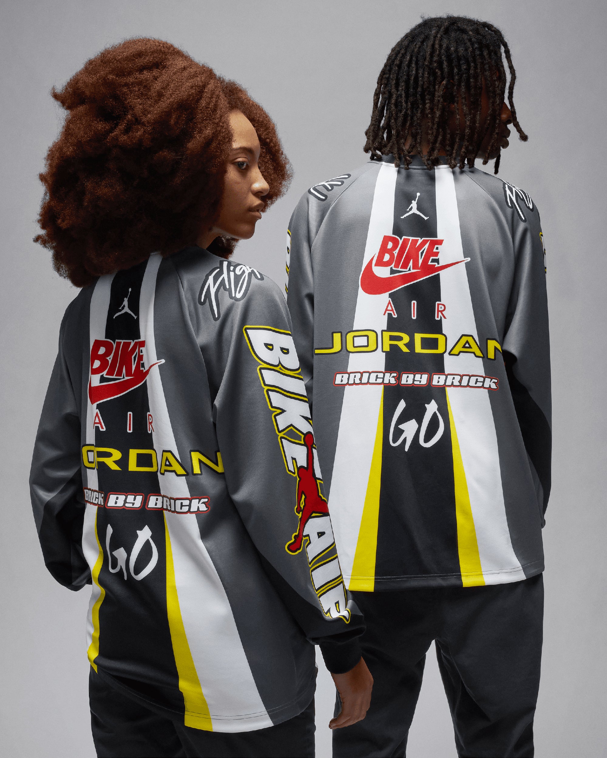 Jordan x Nigel Sylvester Bike Men's Long Sleeve T-Shirt Oversize Men's