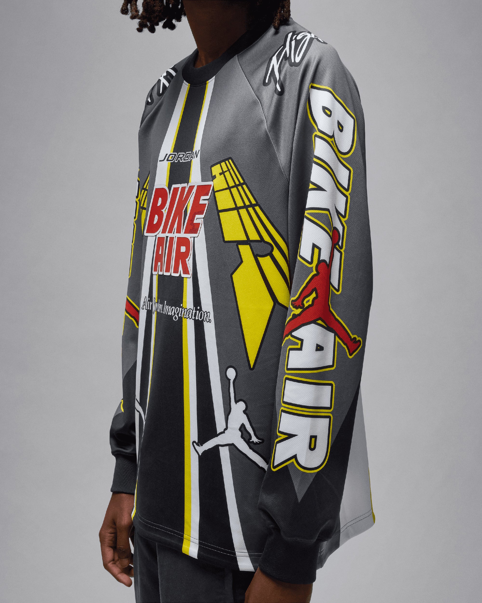 Jordan x Nigel Sylvester Bike Men's Long Sleeve T-Shirt Oversize Men's