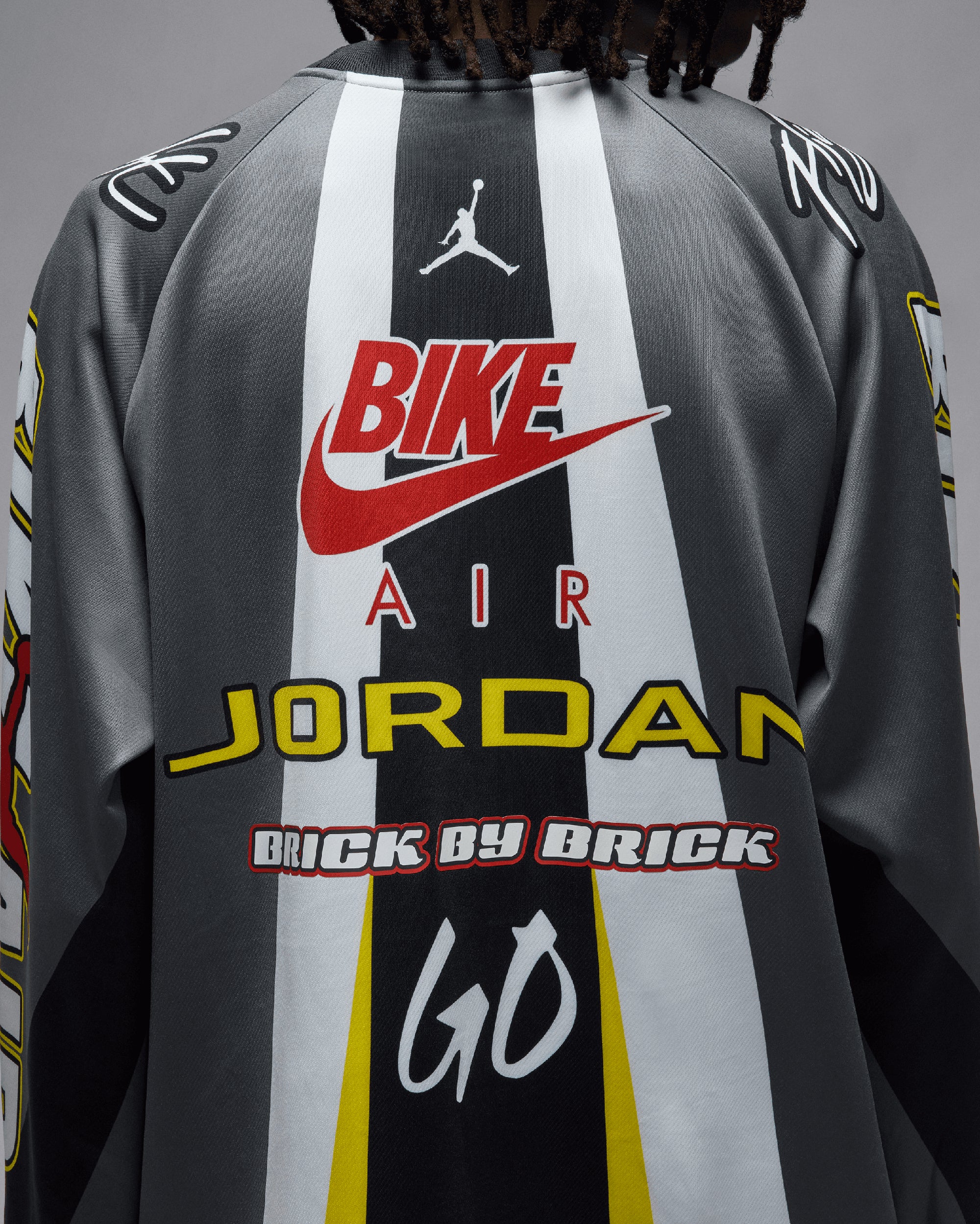 Jordan x Nigel Sylvester Bike Men's Long Sleeve T-Shirt Oversize Men's