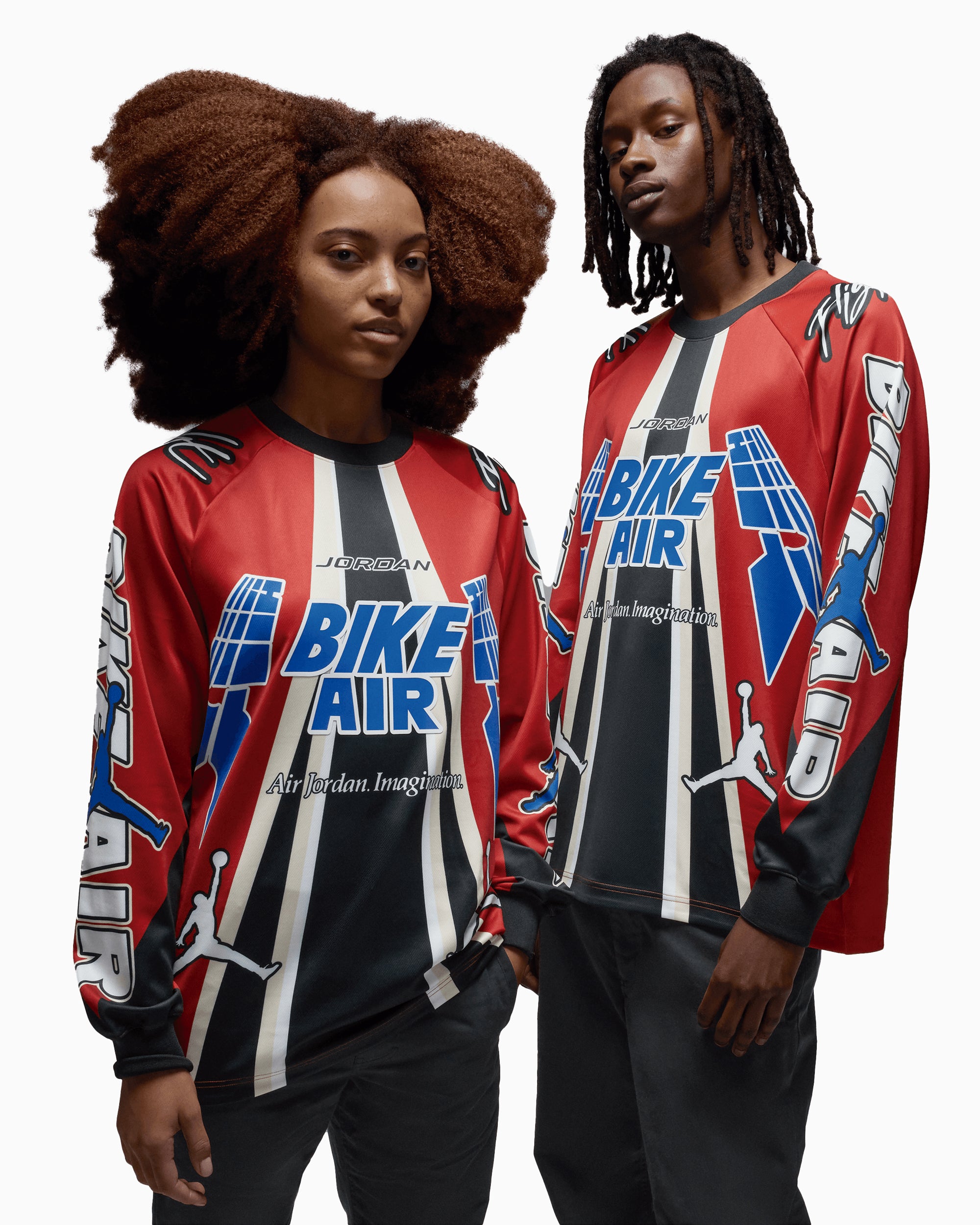 Jordan x Nigel Sylvester Bike Men's Long Sleeve T-Shirt Oversize Men's