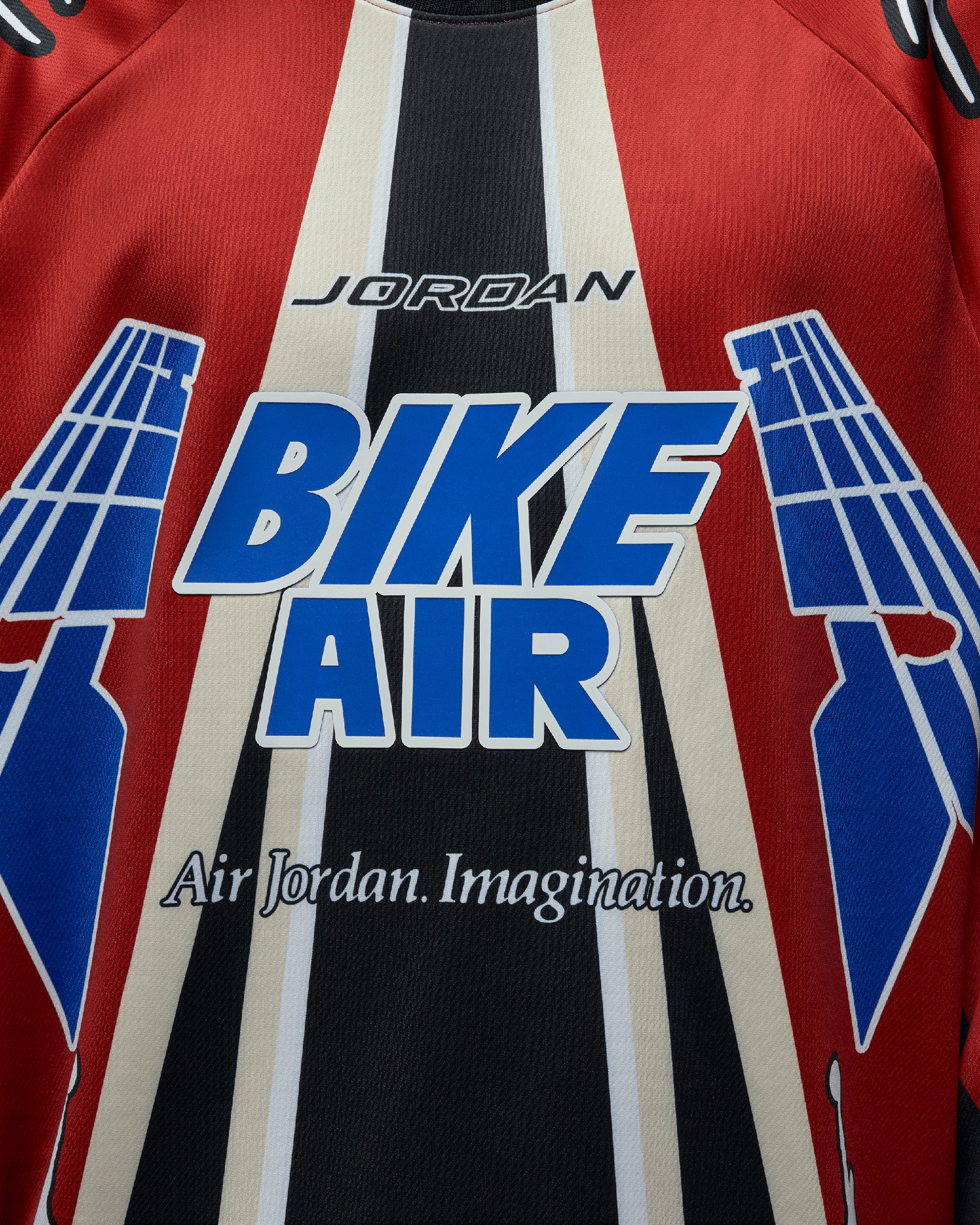 T-Shirts Jordan x Nigel Sylvester Bike Men's Long Sleeve T-Shirt Oversize Men's T-Shirt - HQ1729-623