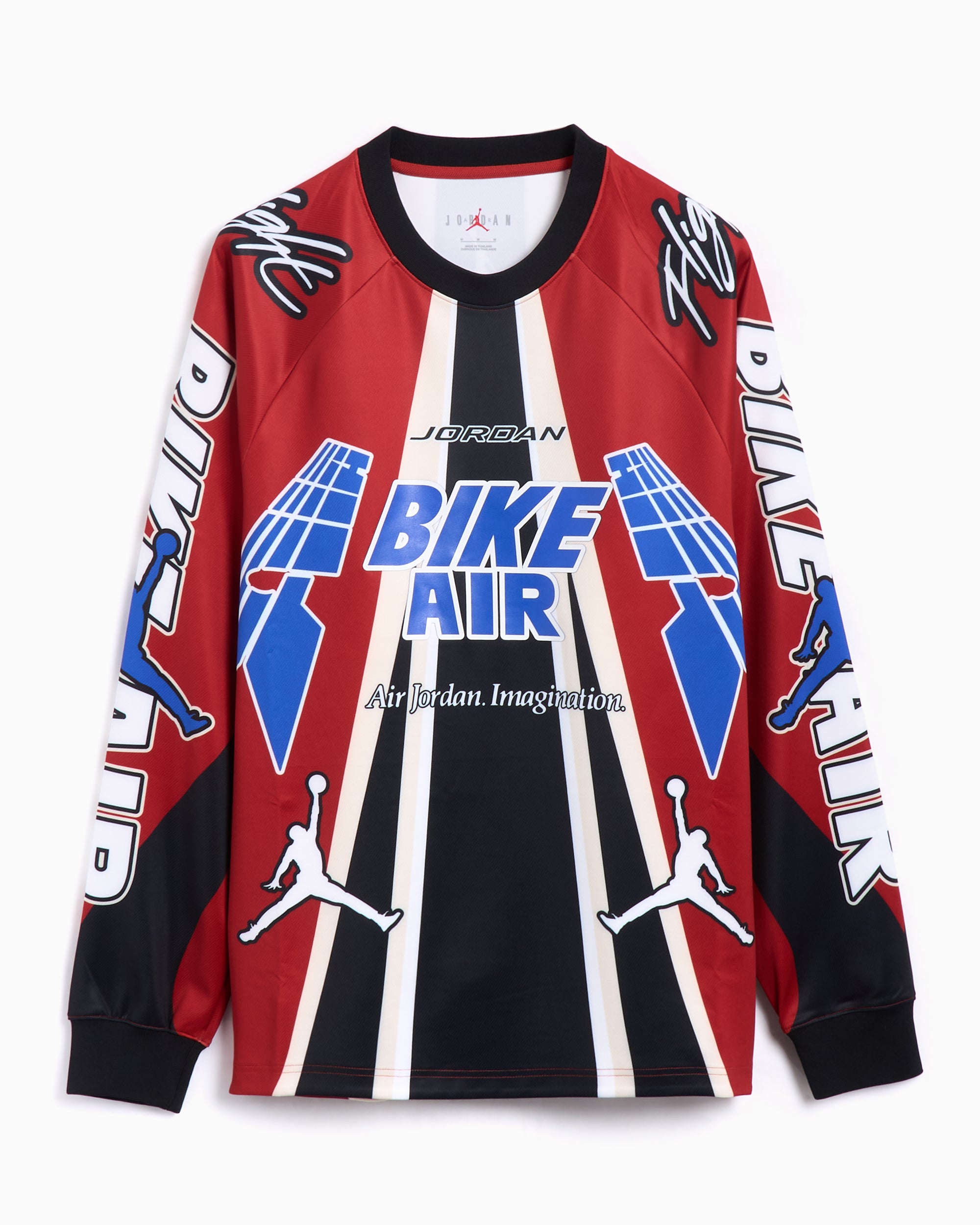 トップス Nike Jordan x Nigel Sylvester TEE 2XL Jordan x Nigel Sylvester Bike Men's Long Sleeve T-Shirt Oversize Men's