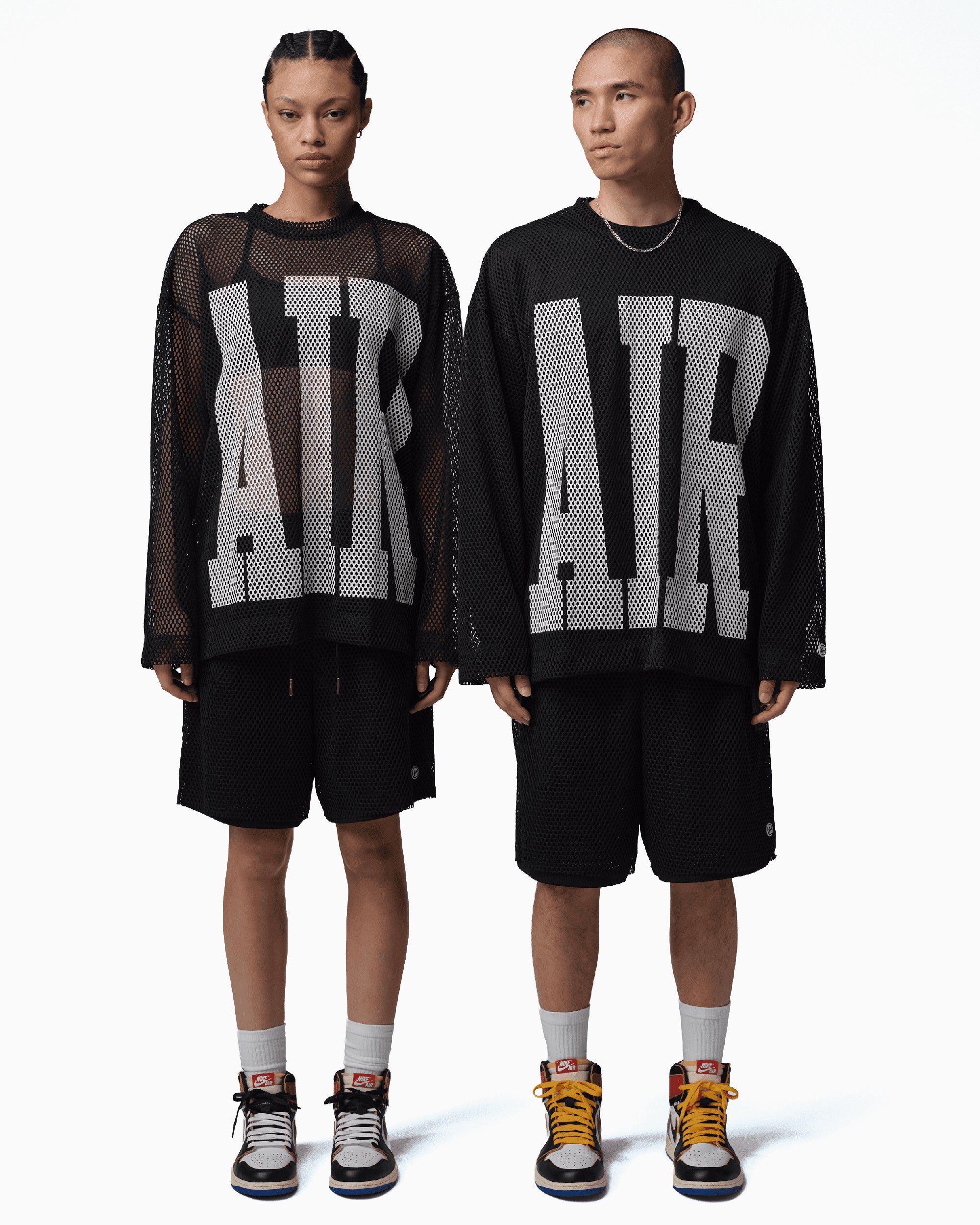Jordan x UNION LA x Fragment Graphic Long-Sleeved Oversize Men's Jerse