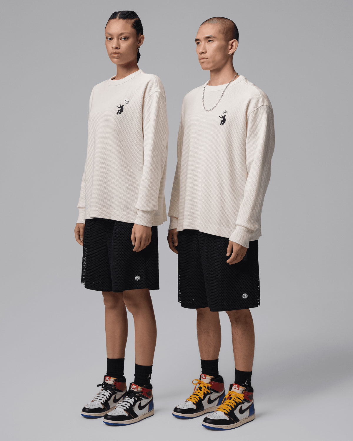 Jordan x UNION LA x Fragment Thermal Logo Long-Sleeved Relaxed Men