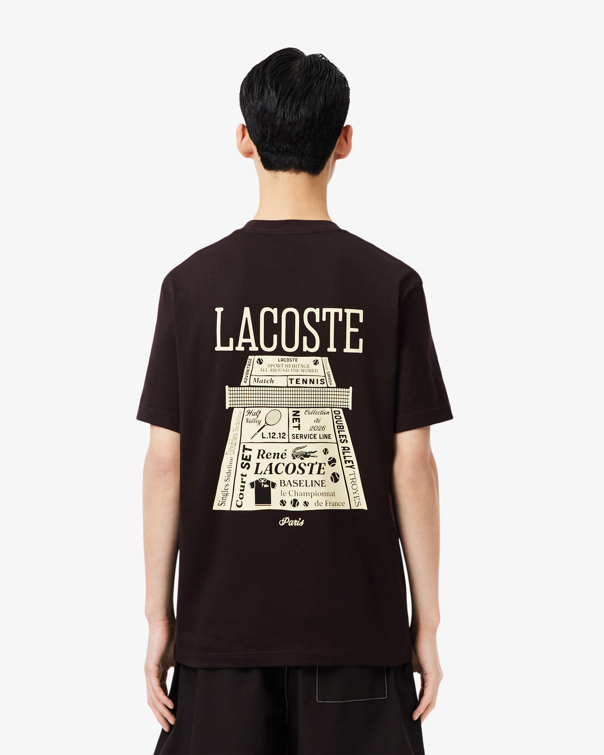 T-Shirts Lacoste Graphic Men's T-Shirt - TH0537-00-3LA