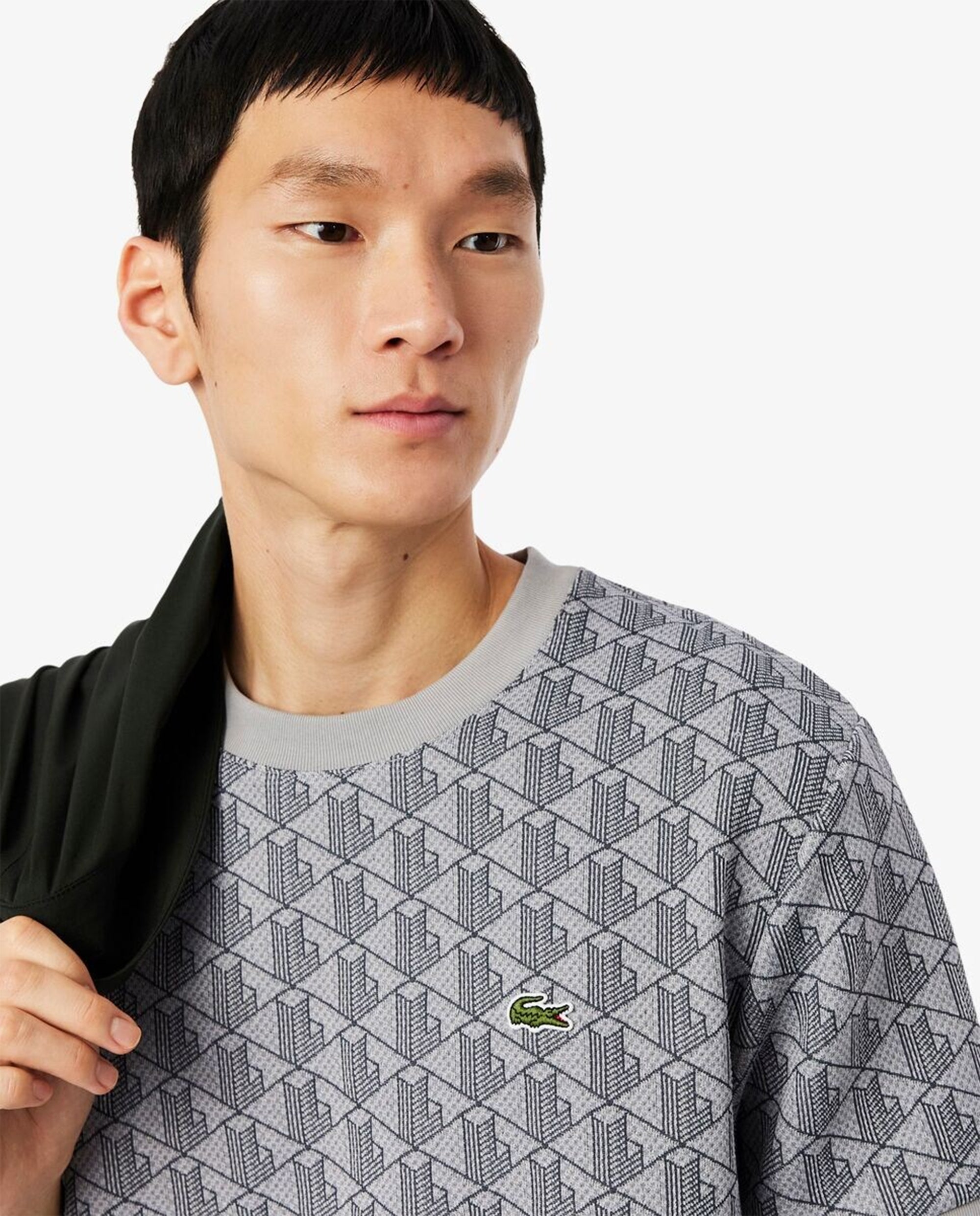 T-Shirts Lacoste Jacquard Graphic Men's T-Shirt - TH1197-00-41I