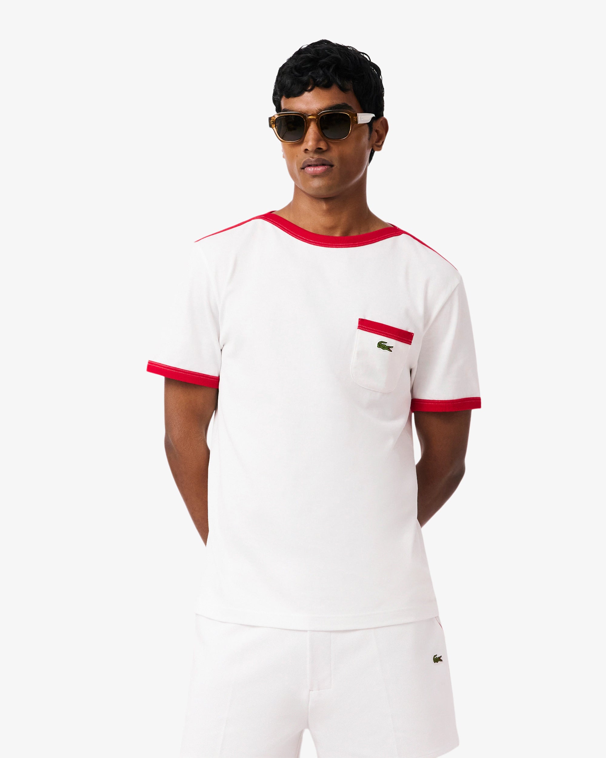 T-Shirts Lacoste Re-edition Logo Men's T-Shirt - TH1789-00-3MI