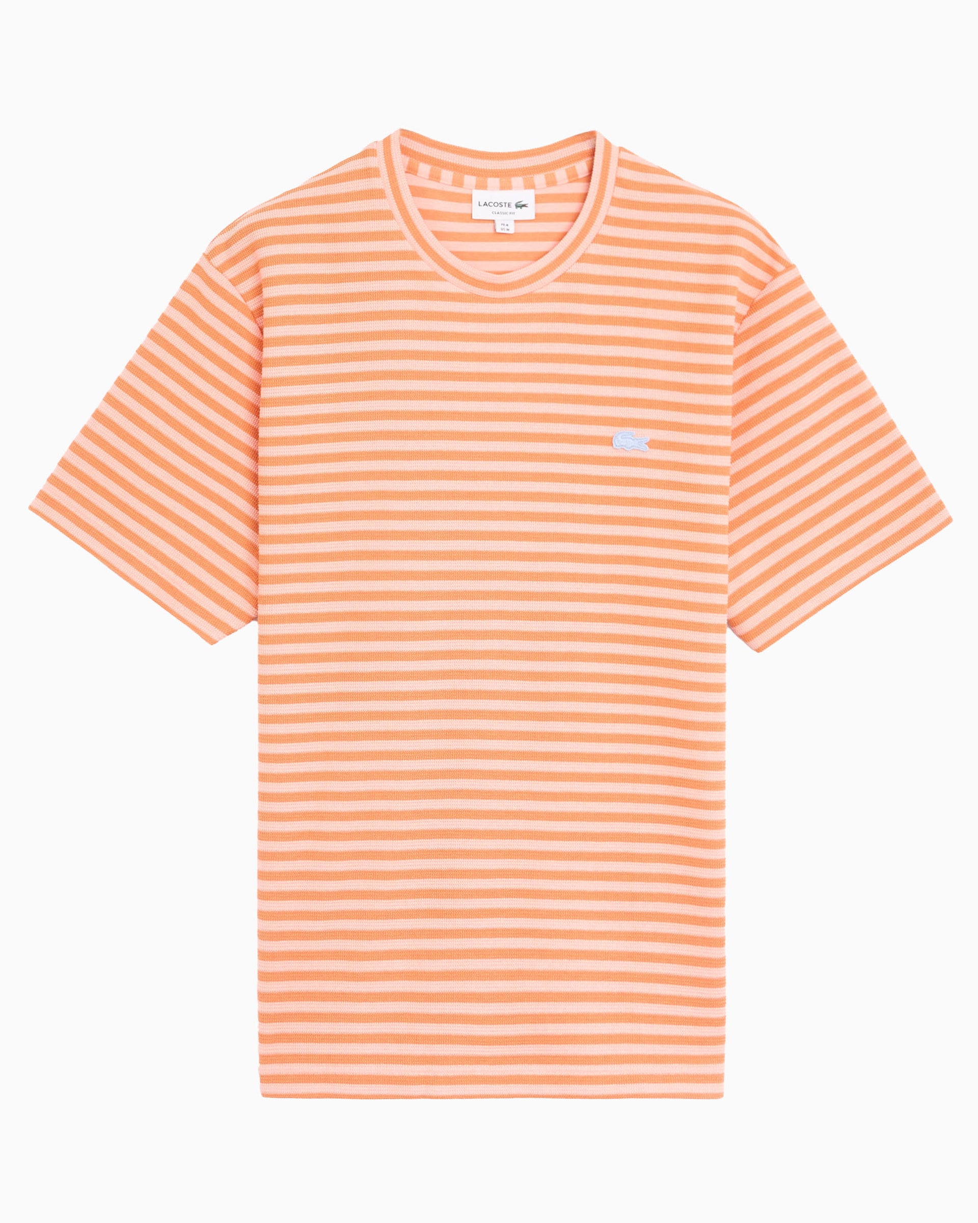 POLO MC FOND NATUREL RAYE ORANGE ASTIKA - Terre de Marins POLO MC FOND NATUREL RAYE ORANGE ASTIKA - Terre de Marins